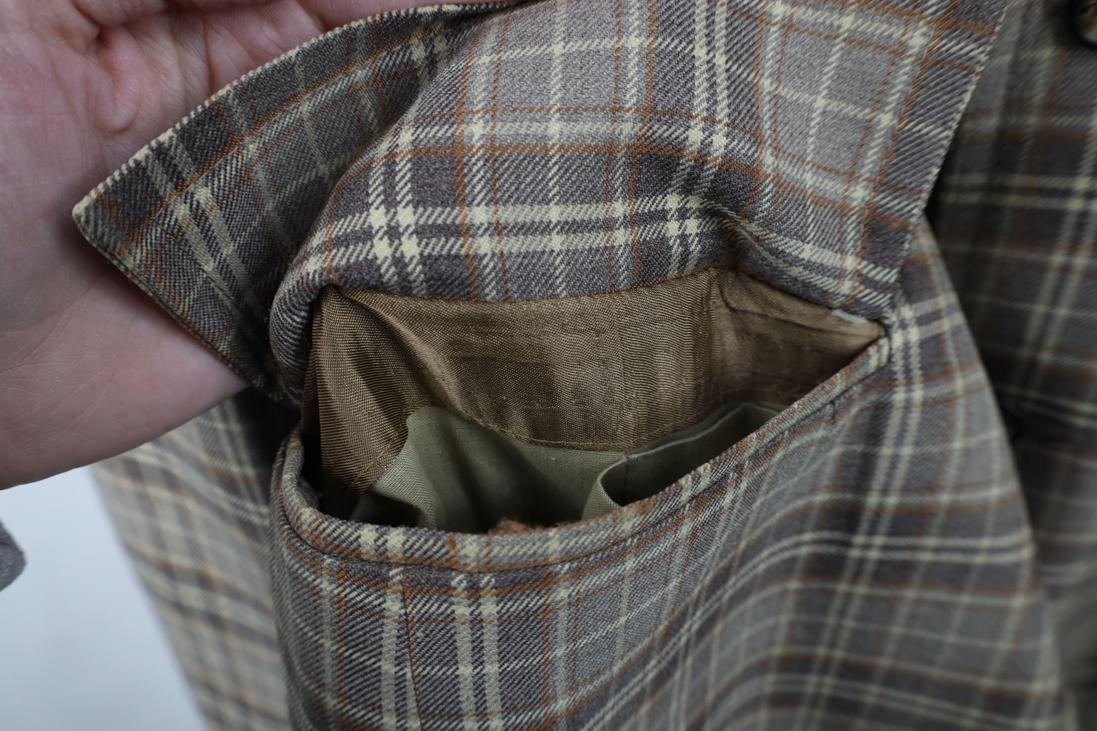 Vintage Vintage 70s Streetwear Suit Coat Blazer Jacket Plaid USA Size US XXL / EU 58 / 5 - 8 Thumbnail