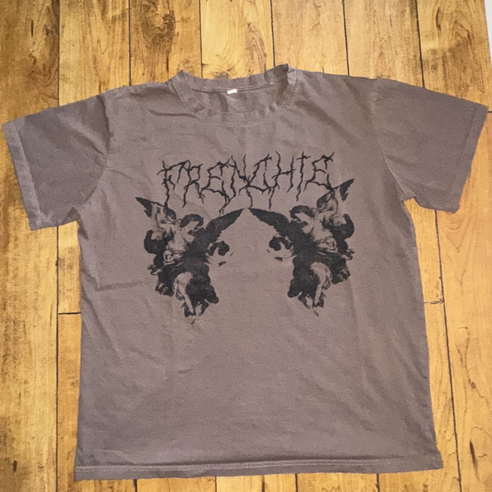 Vintage Frenchie Suffocation Metal Grunge Band T-Shirt 22x26 XL Size US XL / EU 56 / 4 - 1 Thumbnail