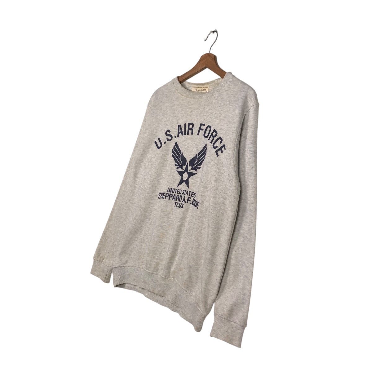 Japanese Brand 📌Vintage Sweatshirt U.S Air Force Big Logo Spell Out Size US M / EU 48-50 / 2 - 3 Thumbnail