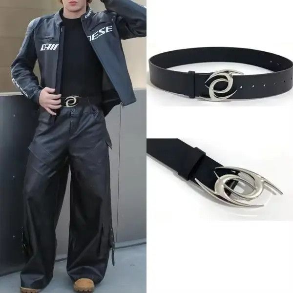 Other spiral vortex metal buckle pu Leather best Size ONE SIZE - 6 Thumbnail