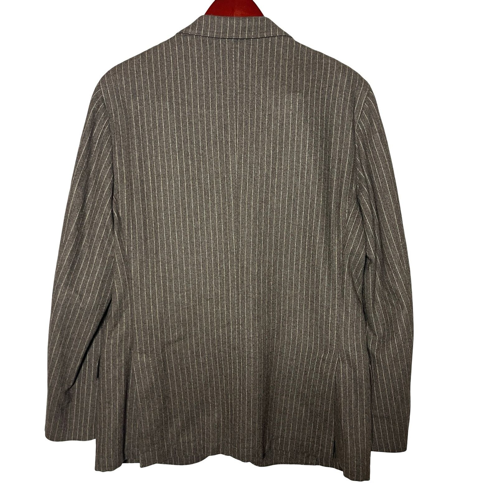 Ermenegildo Zegna Ermenegildo Zegna WOOL CASHMERE Brown Blazer Light Jacket 42 Size 42R - 5 Thumbnail