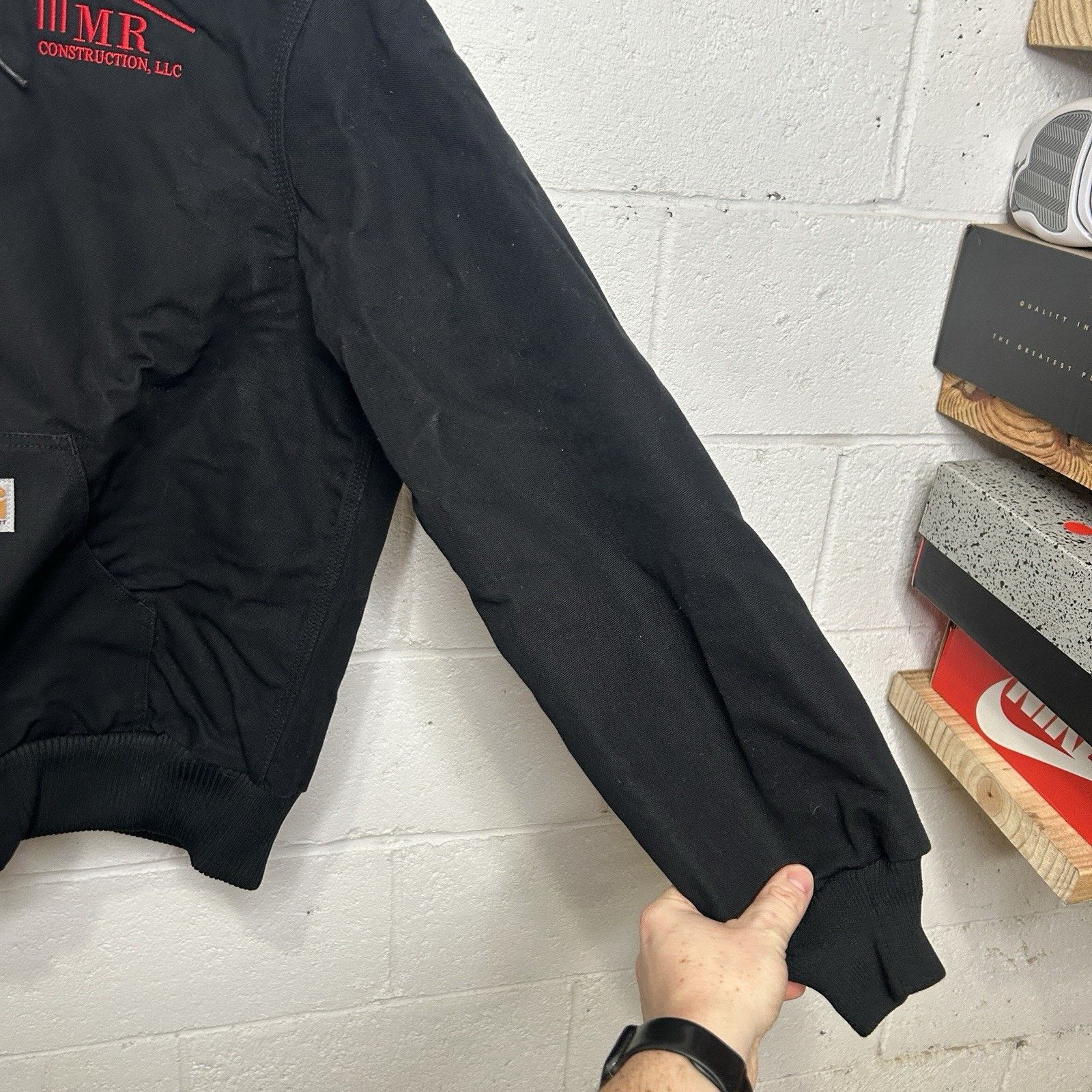 Carhartt Vintage Carhartt Quilted Hooded Active Jacket “Black” J140 Size US M / EU 48-50 / 2 - 6 Thumbnail