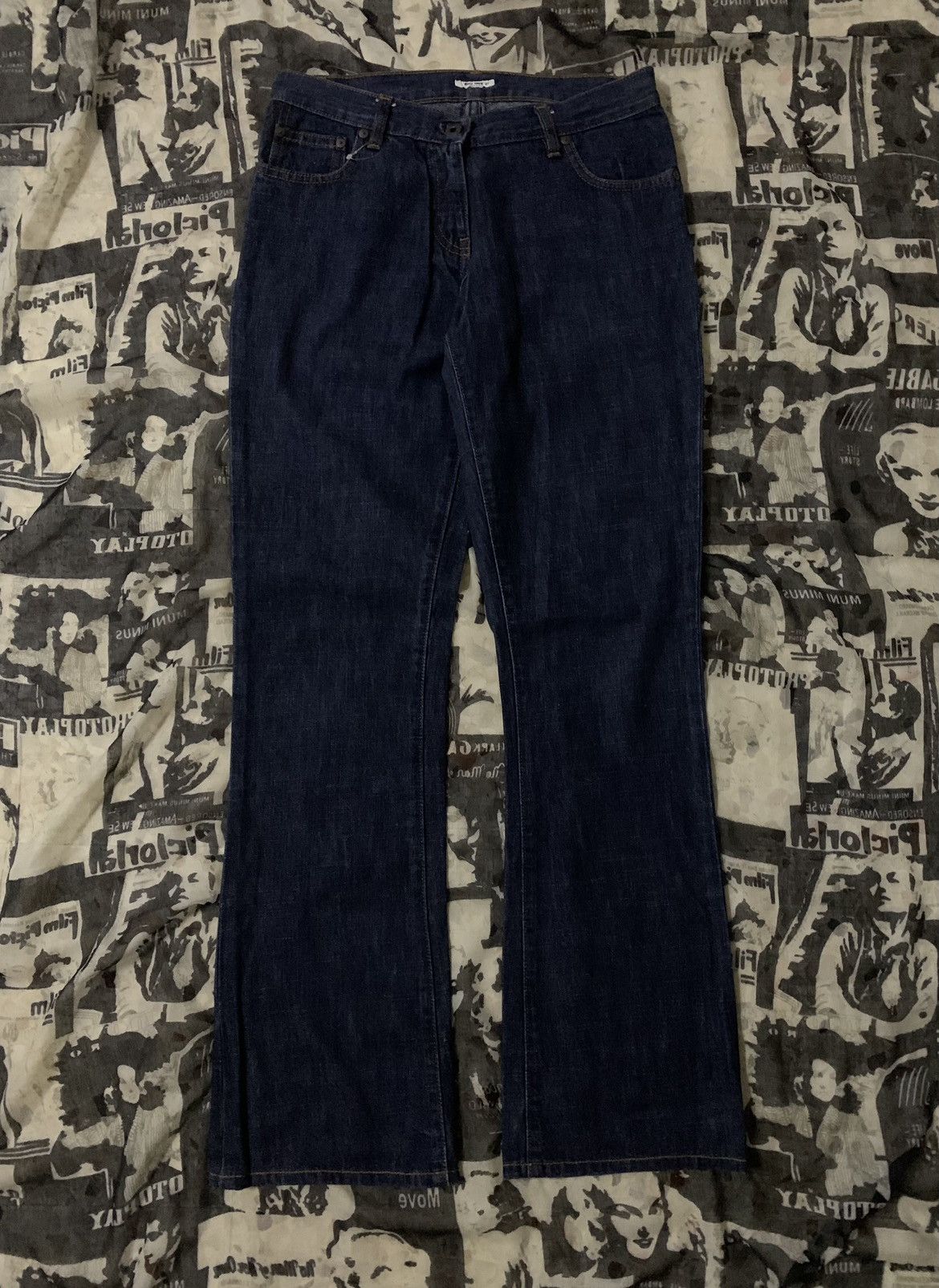 Miu Miu 💥Miu Miu Italy Flare Denim Size 27" / US 4 / IT 40 - 1 Thumbnail