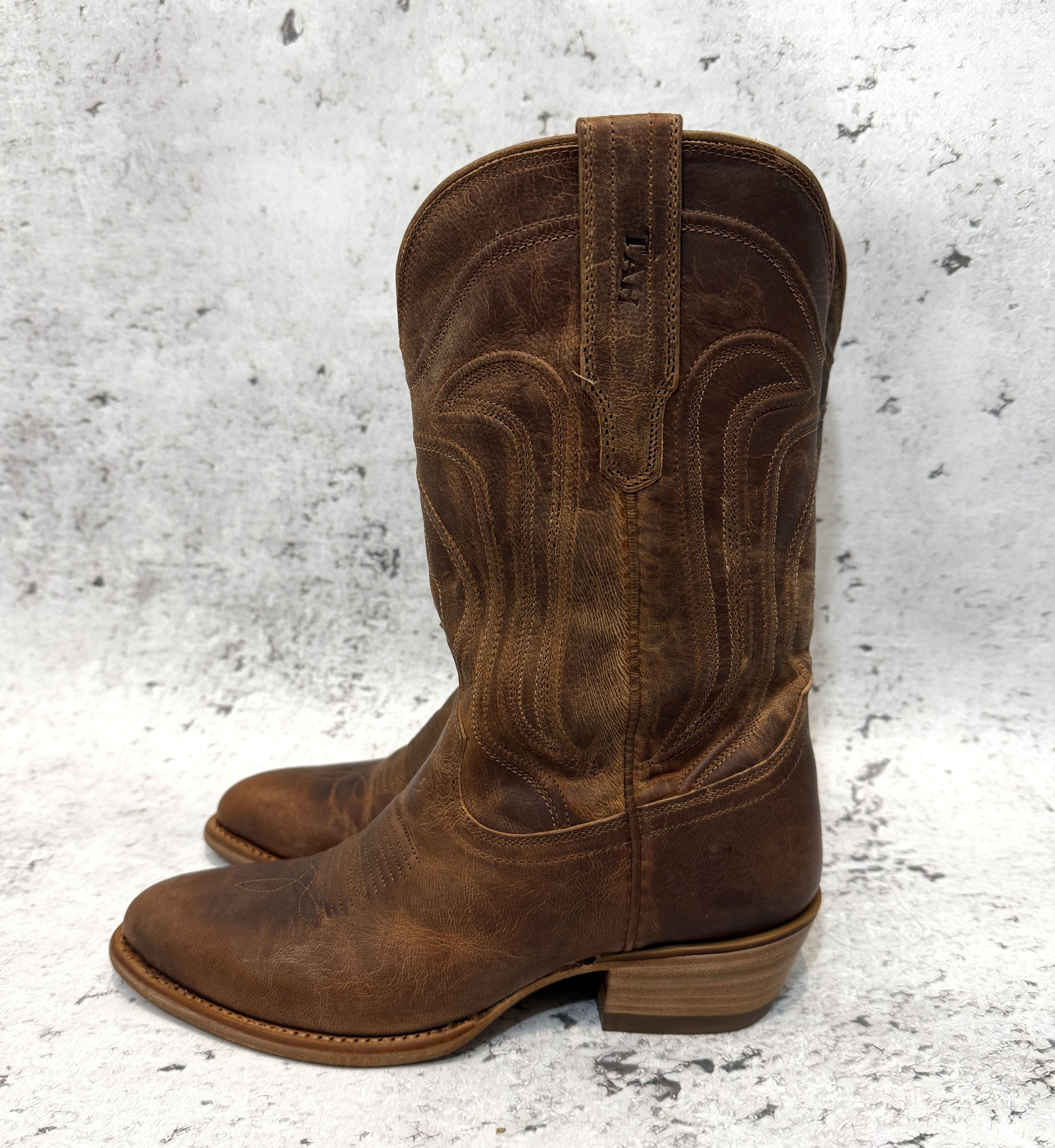 TECOVAS THE JAMIE Cowboy WOMEN BOOTS SCOTCH GOAT 7.5 B