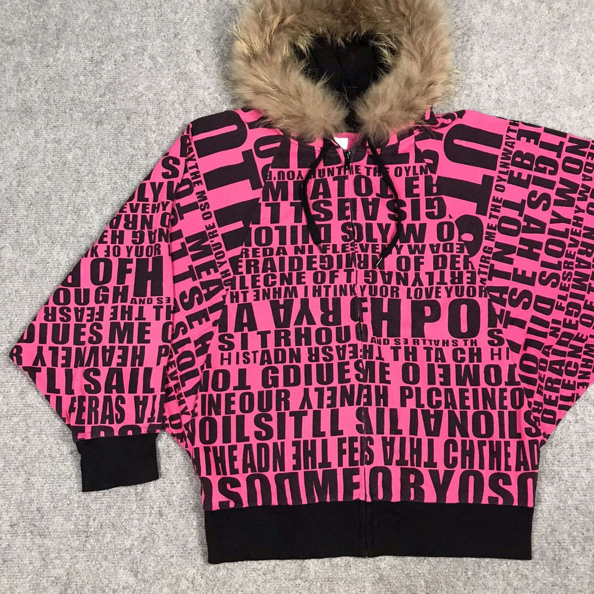 Hysteric Glamour × If Six Was Nine × Le Grande Bleu (L.G.B.) JAPANERS CORNFLAKE FULL DESIGN STYLE PUNK FUR HOODIES JACKET Size US L / EU 52-54 / 3 - 3 Thumbnail