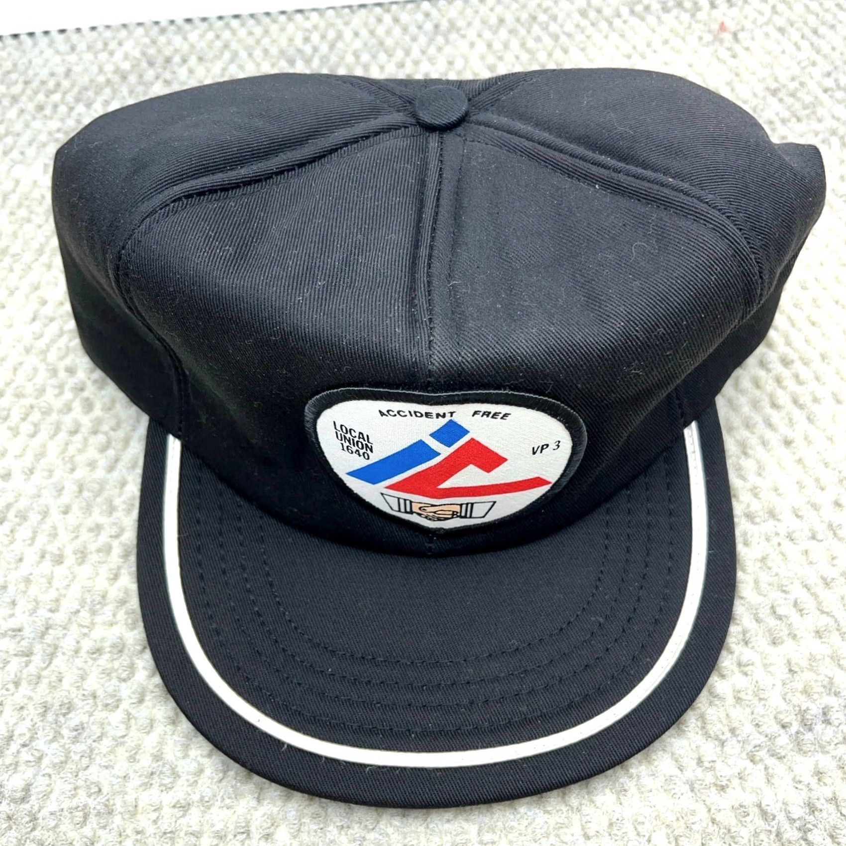 Coal VINTAGE Island Creek Coal Mine Trucker Hat Cap USA 80s 90s Patch Stripe Made In Size ONE SIZE - 2 Thumbnail