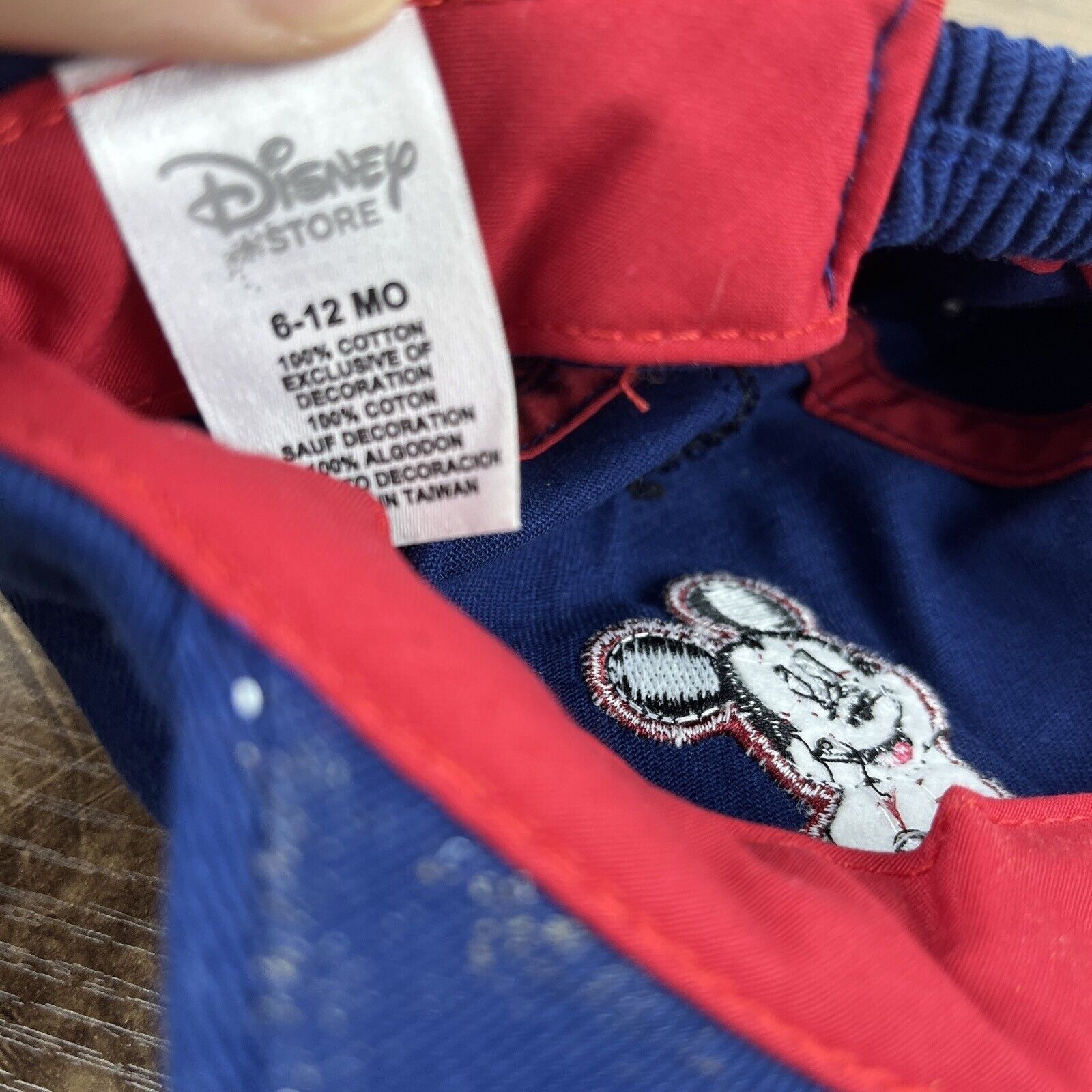 Other Mickey Mouse Hat Child Infant Size Blue Hat Adjustable Child Size ONE SIZE - 12 Thumbnail