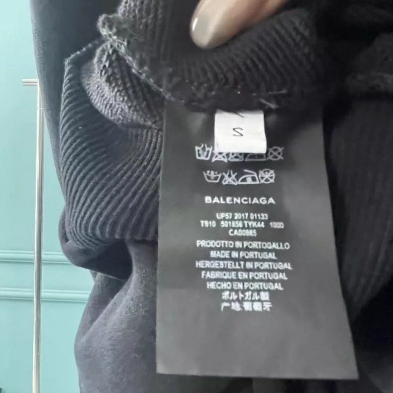 Balenciaga Balenciaga Wheat ear logo black hoodie Size US S / EU 44-46 / 1 - 5 Thumbnail