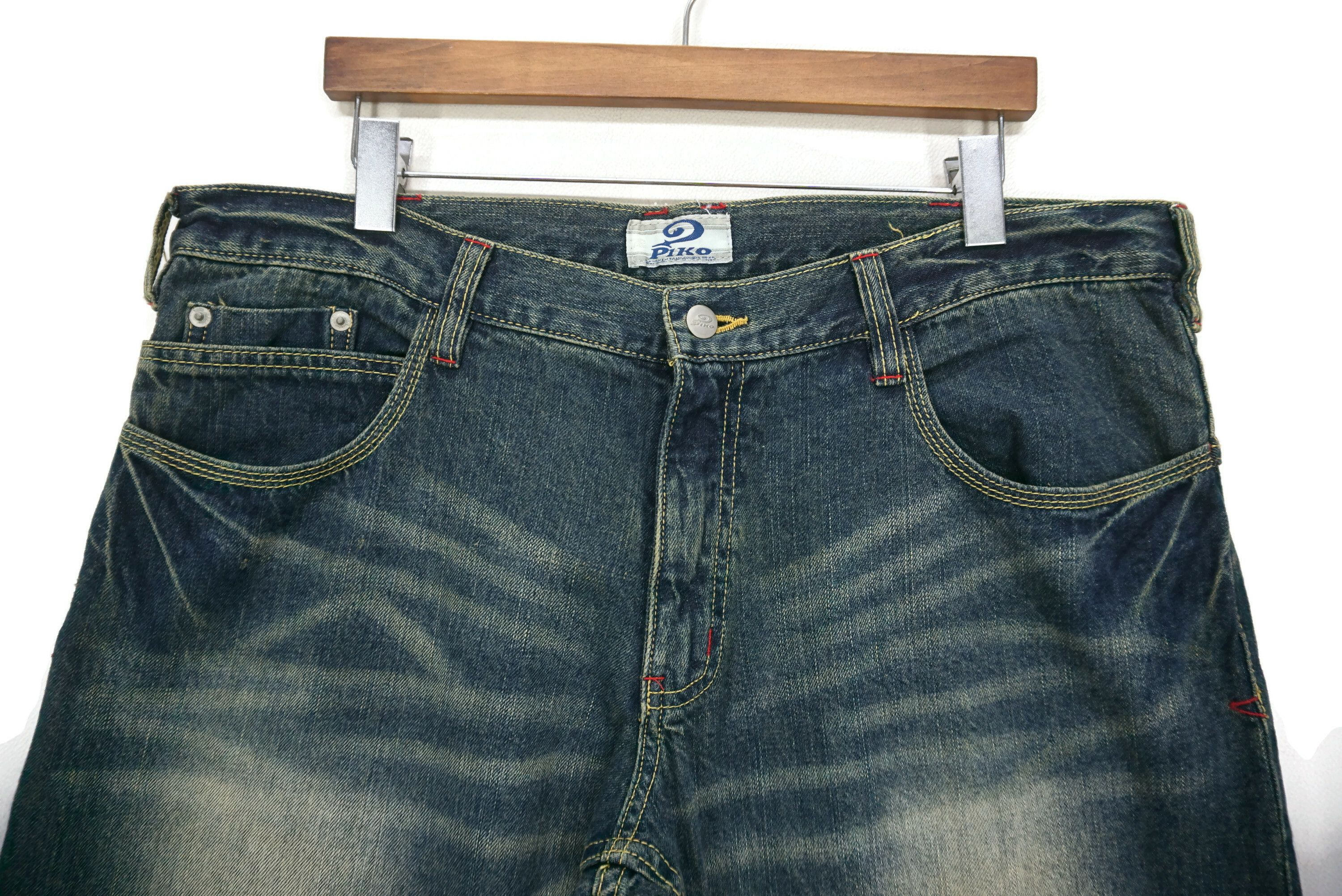 Japanese Brand Piko Jeans Size 40x33.5 Y2K Low-Rise Baggy Denim Size US 40 / EU 56 - 3 Thumbnail
