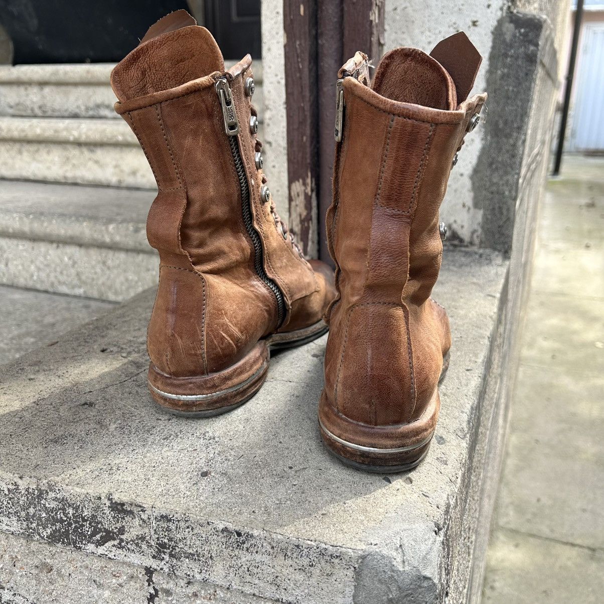 A.S.98 A.S 98 Avantgarde Leather Combat Boots Rick Owens Style 38 Size US 8 / IT 38 - 10 Thumbnail