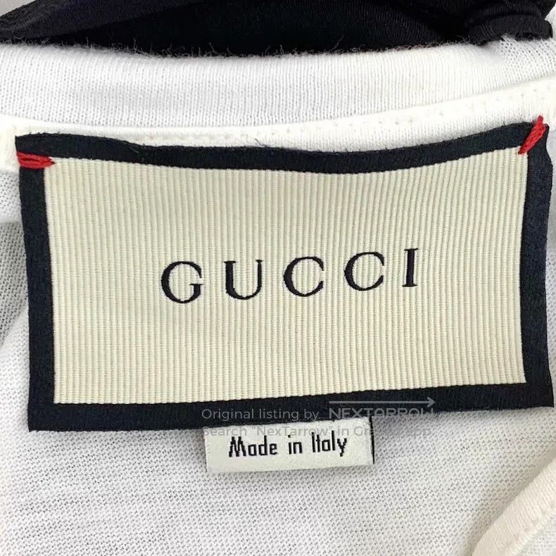 Gucci Gucci White rainbow sequin tie bow cotton short-sleeved T- Size XS / US 0-2 / IT 36-38 - 6 Thumbnail