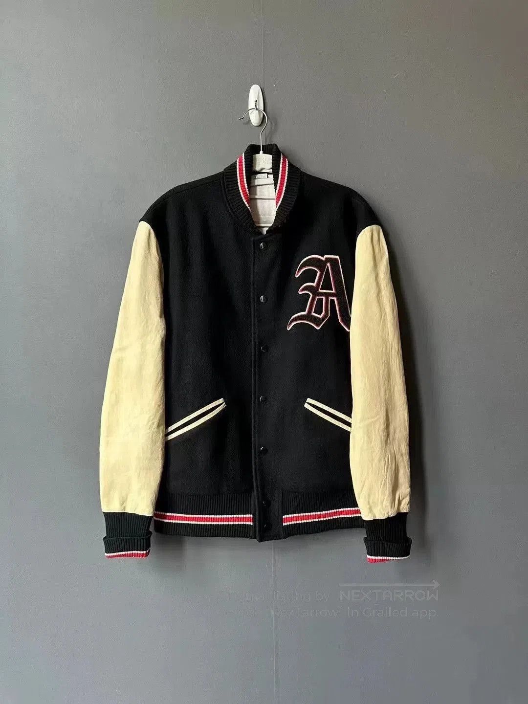 Gucci Gucci Leather Sleeve Baseball Jacket. Size US S / EU 44-46 / 1 - 1 Thumbnail