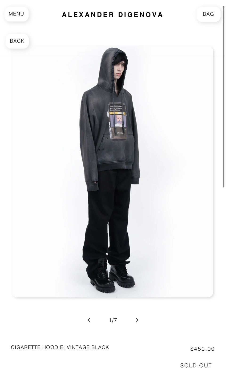 ALEXANDER DIGENOVA Alexander Digenova 🚬 Hoodie Size US L / EU 52-54 / 3 - 11 Thumbnail