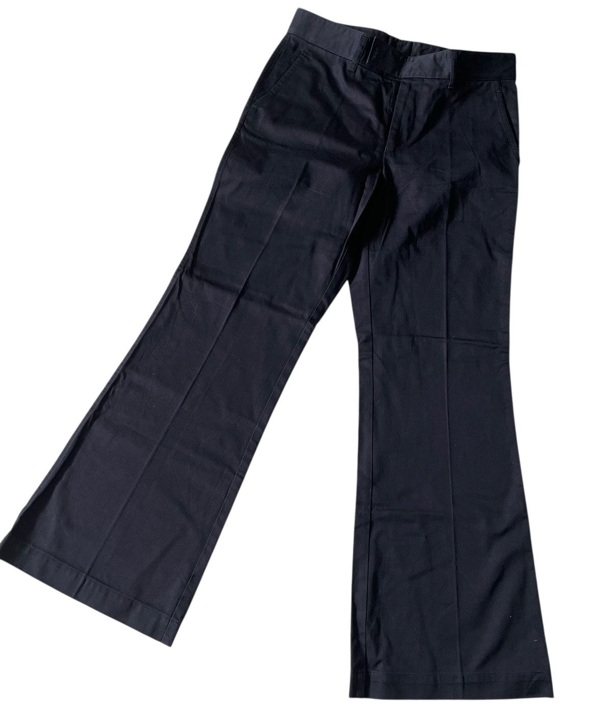 Comme des Garcons Tricot cdg AD2003 black flared cotton trousers Size US 29 - 2 Thumbnail