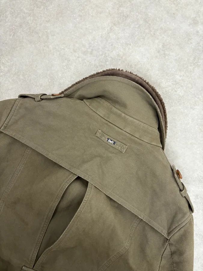 Dolce & Gabbana 2000s Dolce & Gabbana Khaki Green Mutli Pockets Cargo Trench Coat Size US M / EU 48-50 / 2 - 7 Thumbnail