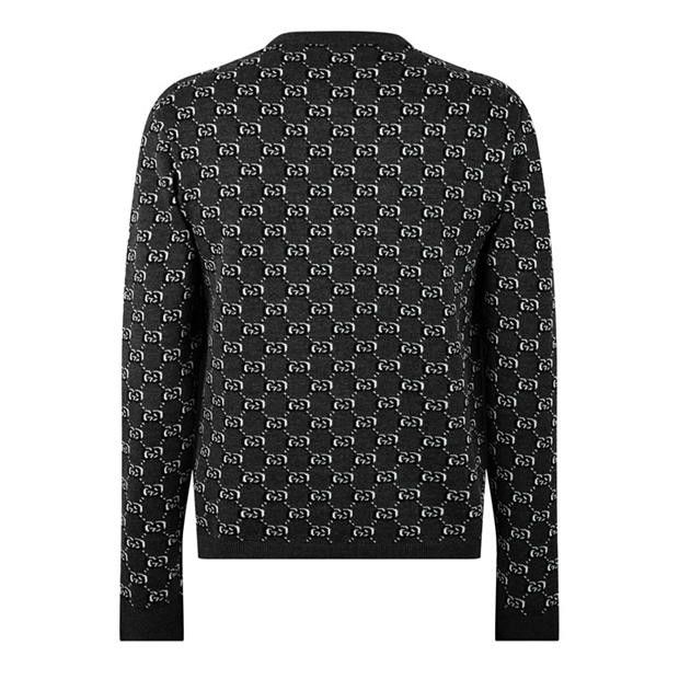 Gucci GUCCI All Over Gg Crewneck Jumper Size US M / EU 48-50 / 2 - 6 Thumbnail