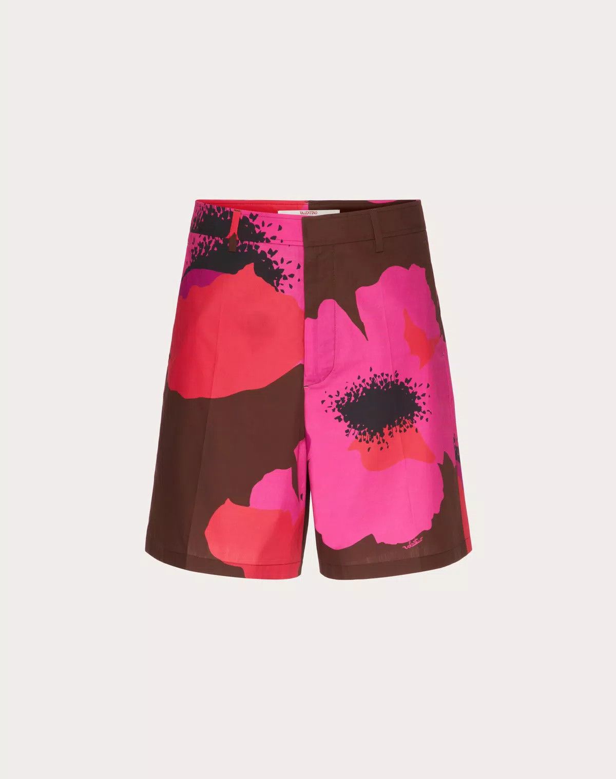 Valentino oc11z0725 Cotton Poplin Bermuda Shorts in Multicolor Size US 34 / EU 50 - 1 Thumbnail