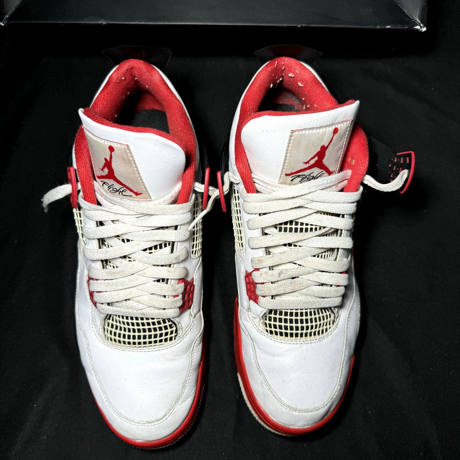 Jordan Brand × Nike Size 12 - Nike Air Jordan 4 Retro OG Fire Red Men's Shoes Size US 12 / EU 45 - 4 Thumbnail
