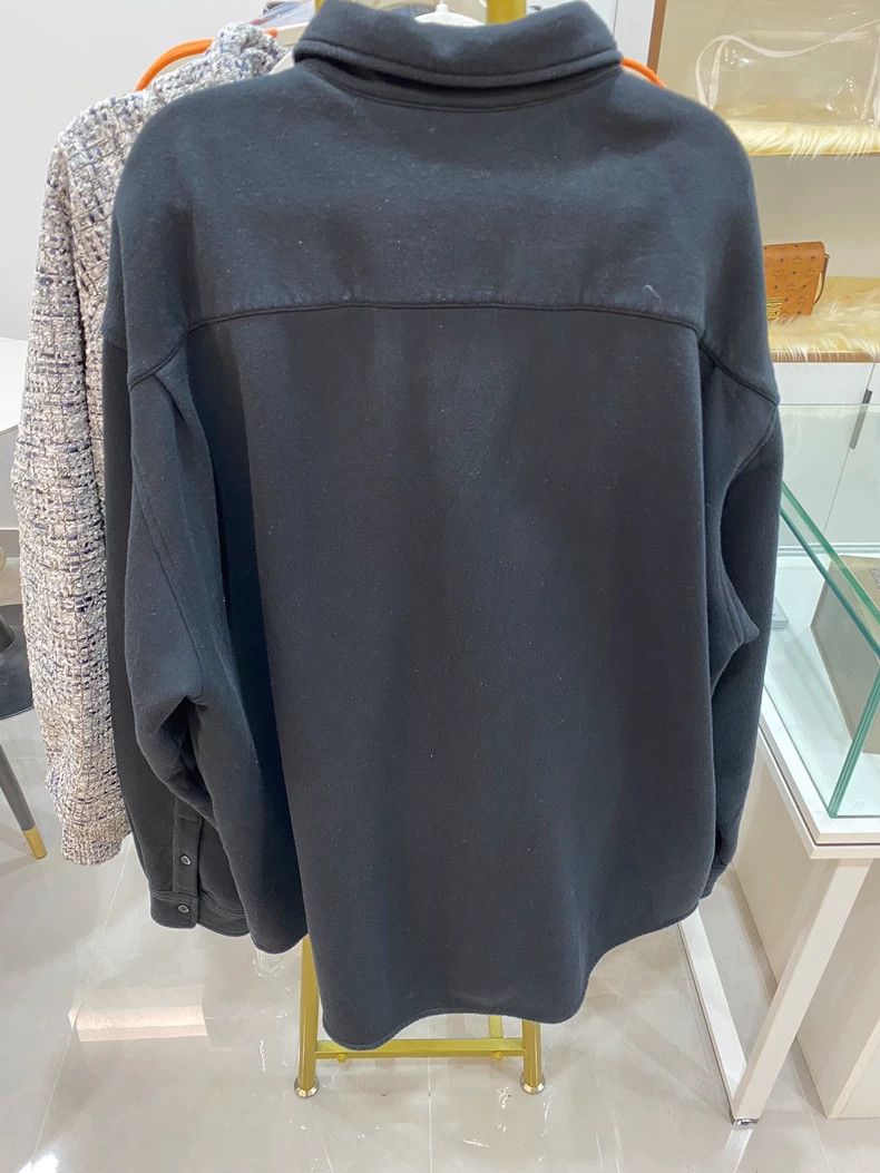 Balenciaga Balenciaga Black woolen shirt coat Size US M / EU 48-50 / 2 - 2 Thumbnail