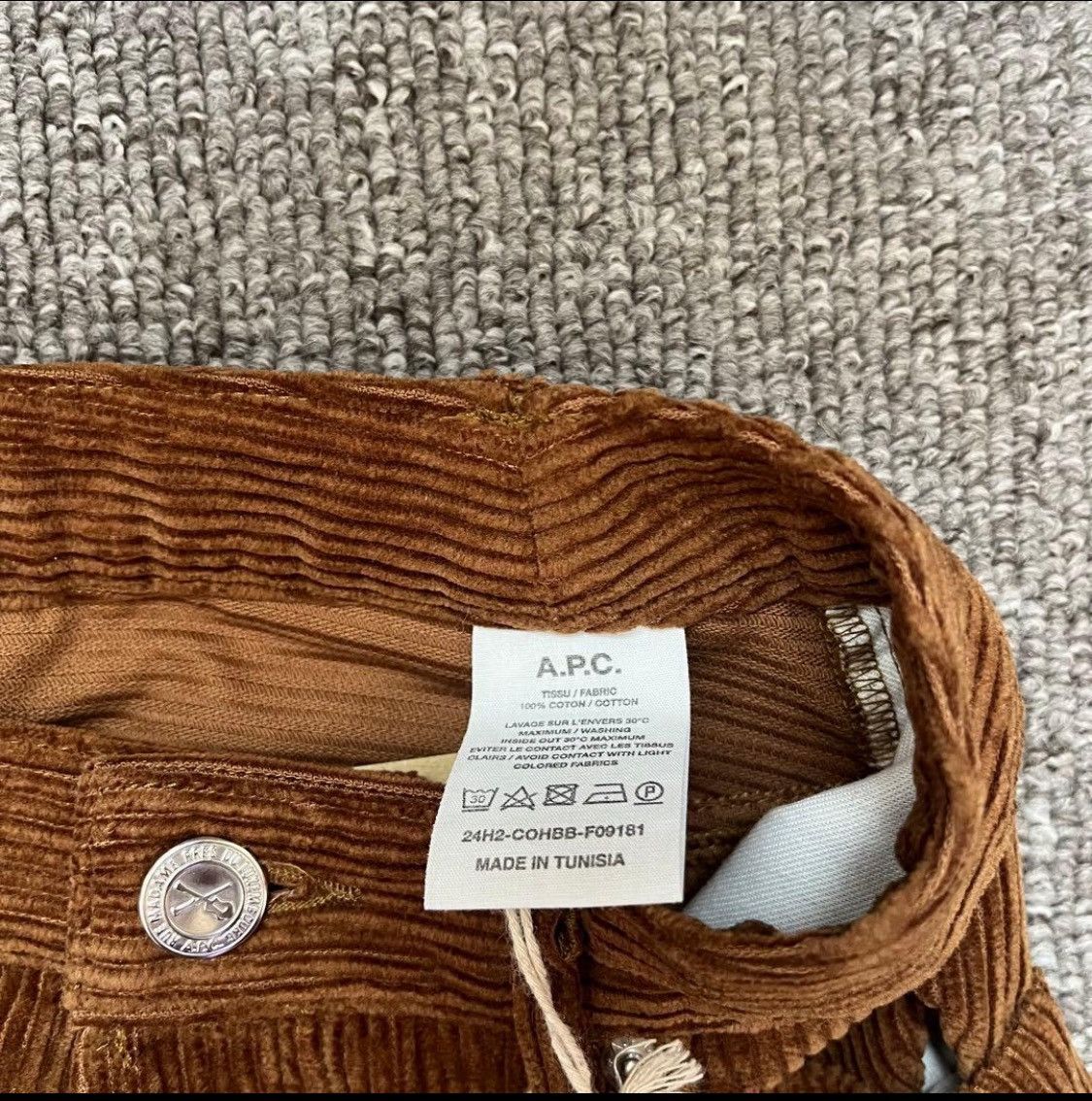 A.P.C. A.P.C. Jean Elisabeth corduroy Brown 24inch Size 24" / US 00 / IT 34 - 5 Thumbnail