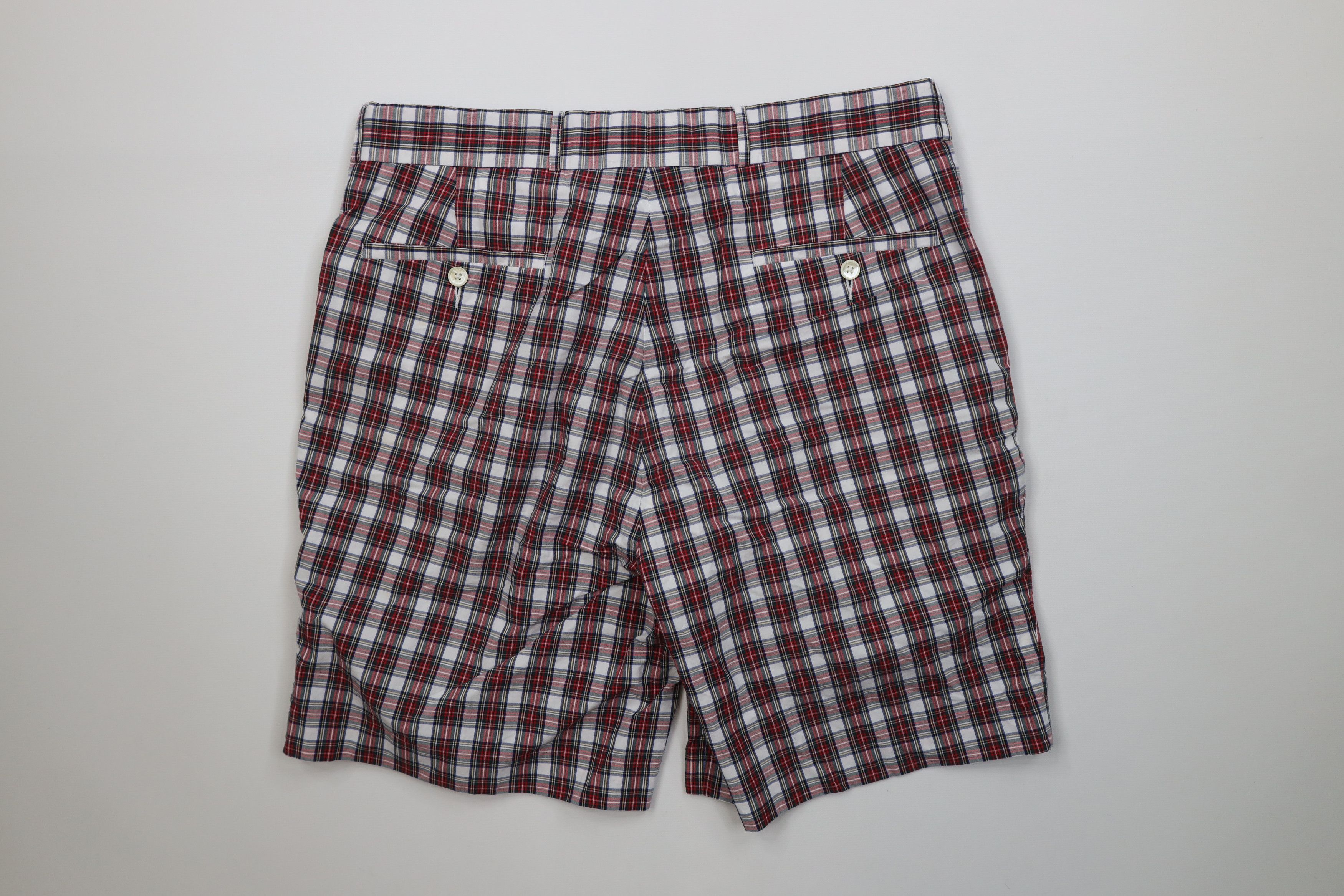 Vintage Vintage 90s Streetwear Above Knee Chino Golf Shorts Plaid Size US 36 / EU 52 - 7 Thumbnail