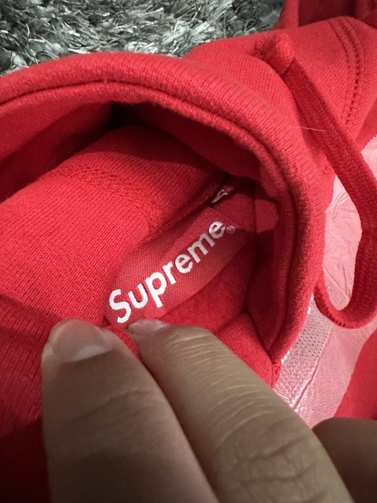 Supreme × Swarovski Supreme x Swarovski Box Logo Hoodie Red Size US M / EU 48-50 / 2 - 11 Thumbnail