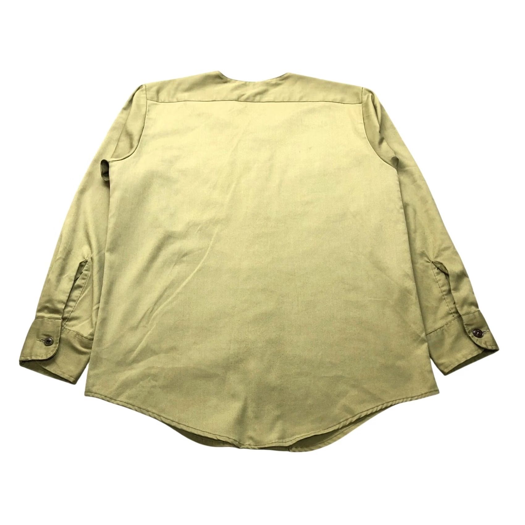 Vintage VINTAGE Boys Scouts Of America BSA Uniform Men Small Shirt Green Long Sleeve Size US S / EU 44-46 / 1 - 6 Thumbnail