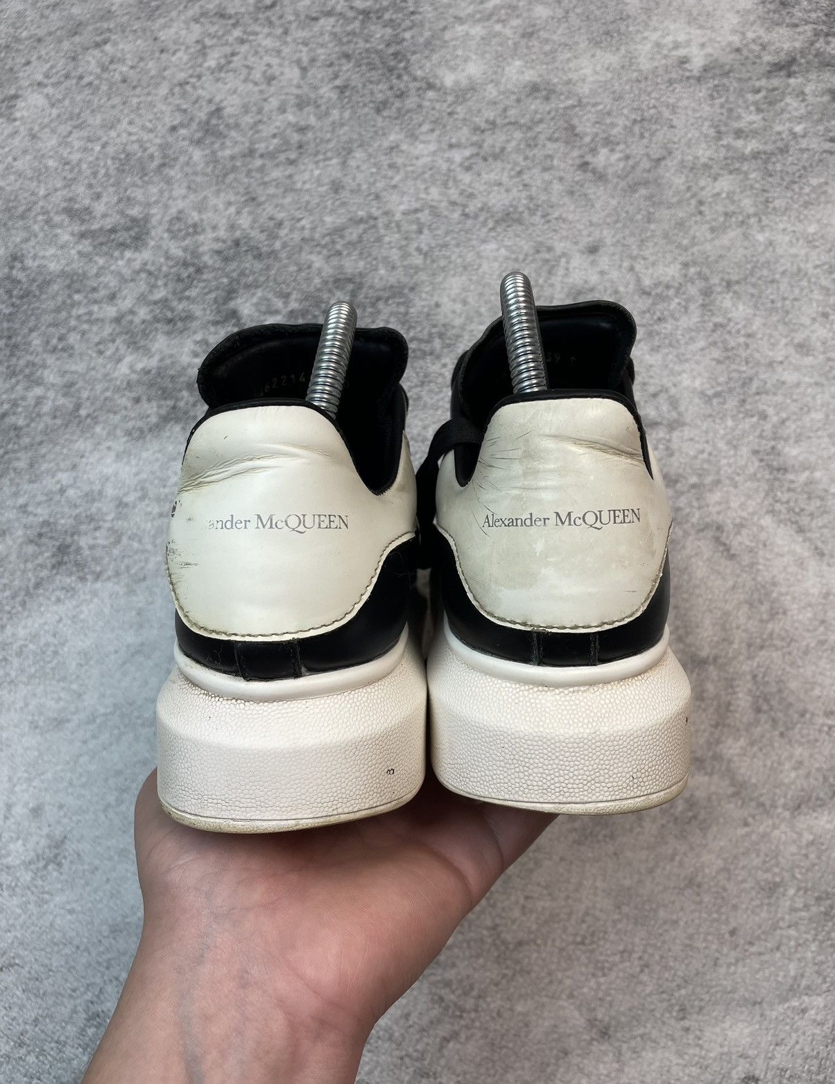 Alexander McQueen Alexander McQueen Leather Sneakers White Size US 6 / IT 36 - 5 Thumbnail