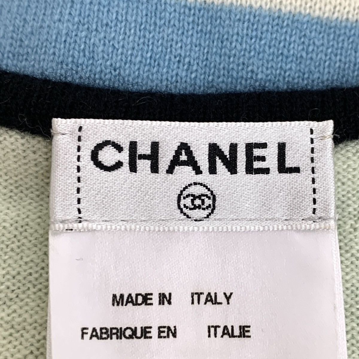 Chanel Chanel Logo Intarsia Cashmere Sleeveless Knit Dress K26WX Size XS / US 0-2 / IT 36-38 - 6 Thumbnail