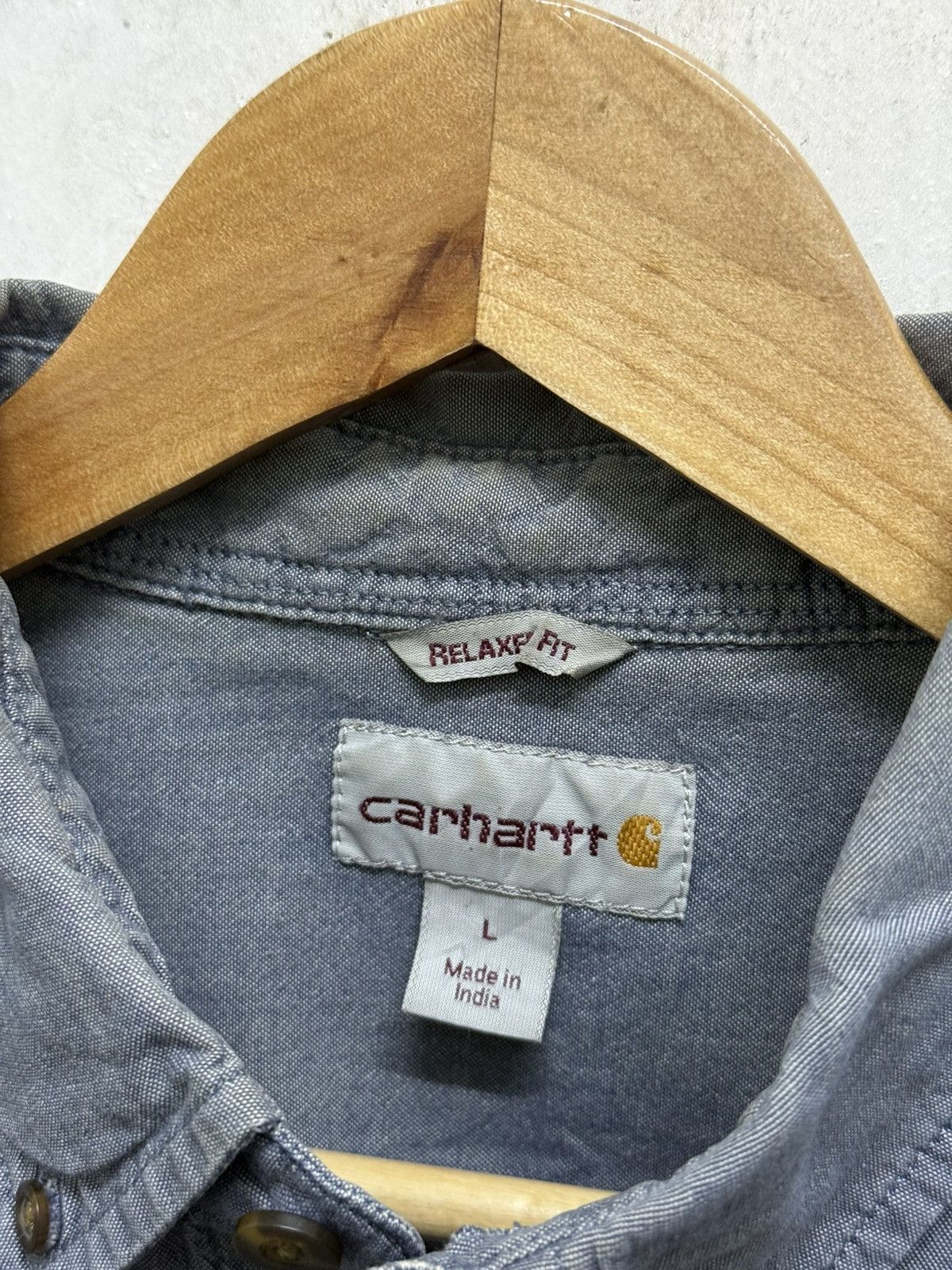 Carhartt Distressed Carhartt Cargo Pocket Button Up Shirt Size US L / EU 52-54 / 3 - 4 Thumbnail