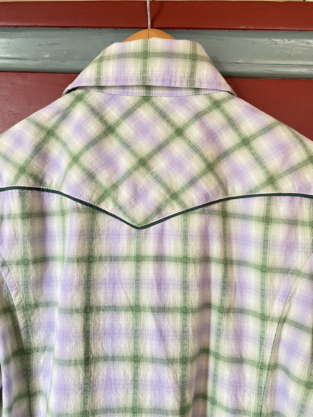 Coleman Coleman Pastel Plaid Western-Style Jacket shirt Size M / US 6-8 / IT 42-44 - 9 Thumbnail