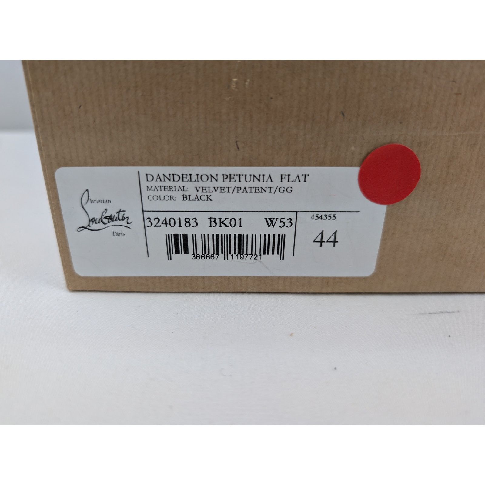 Christian Louboutin o1rshd1 Dandelion Petunia Flat Loafers Shoe Boots in Black Size US 11 / EU 44 - 24 Thumbnail