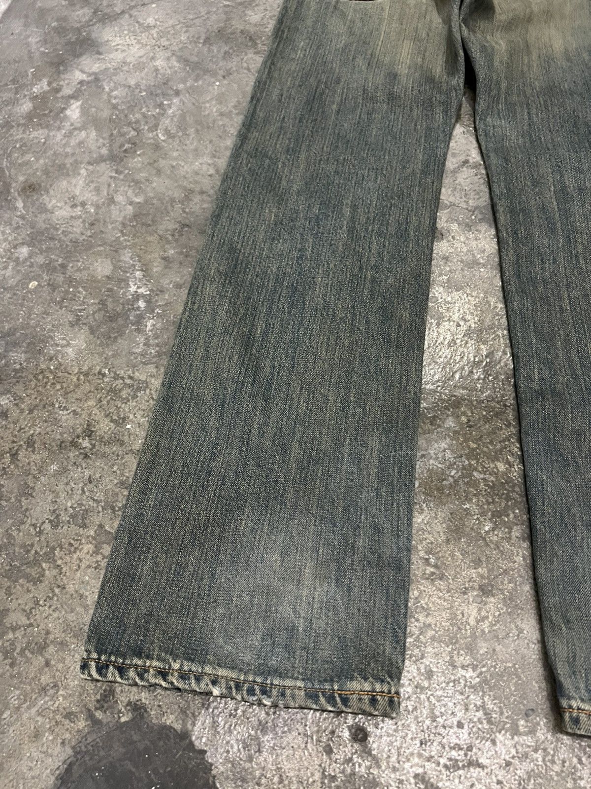 Japanese Brand 💥Rusty Edwin 505ZX Selvedge Orange Tab Jean Size US 31 - 14 Thumbnail