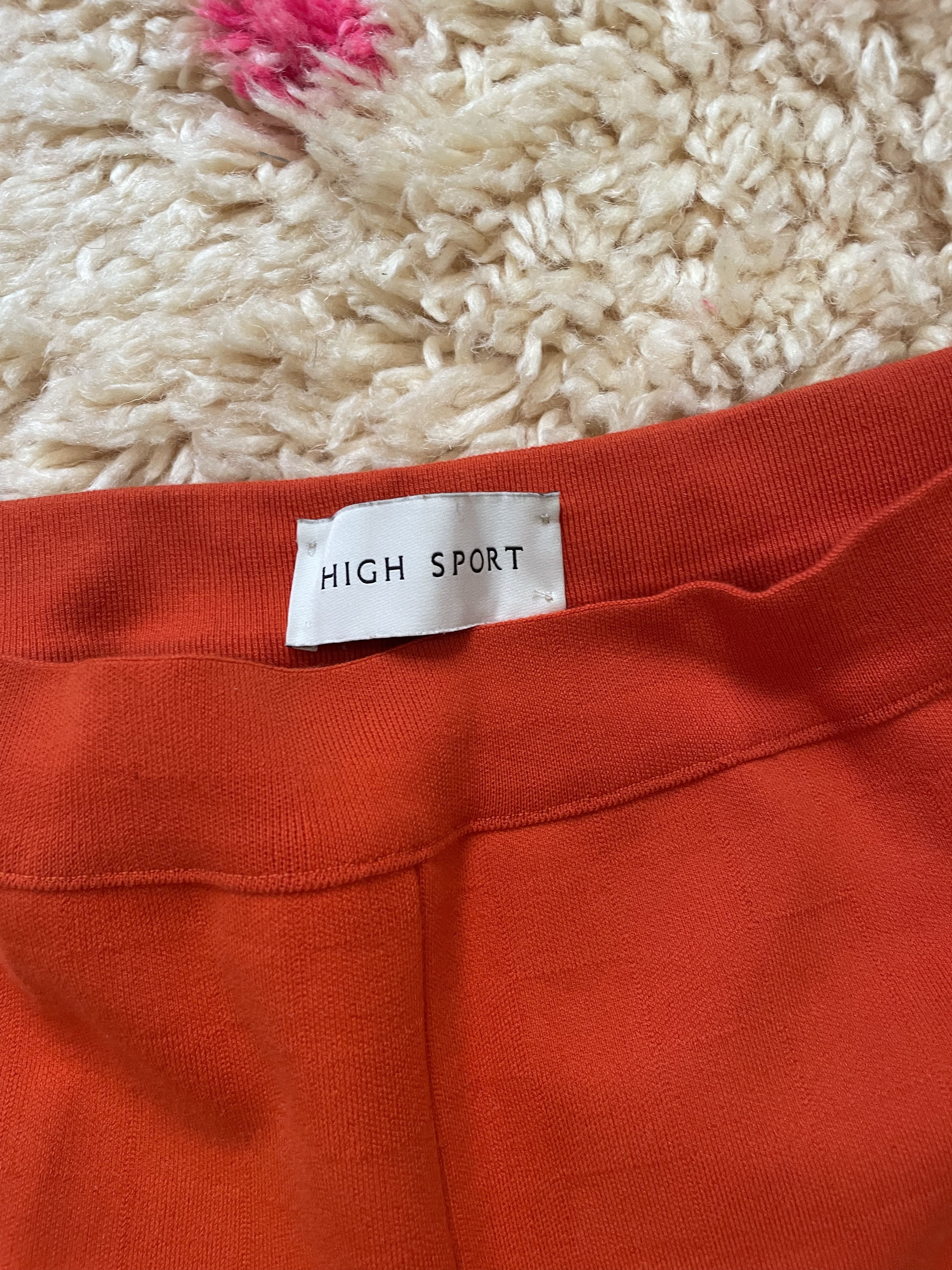 High Sport High Sport Cropped kick flare red orange pull on pant Size 27" / US 4 / IT 40 - 2 Thumbnail
