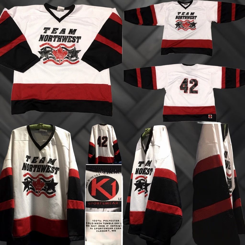 AAA K1 Sportswear Jersey Hockey Team Northwest AAA Made in the USA LG White Mens Regular Jersey Size US L / EU 52-54 / 3 - 1 Thumbnail