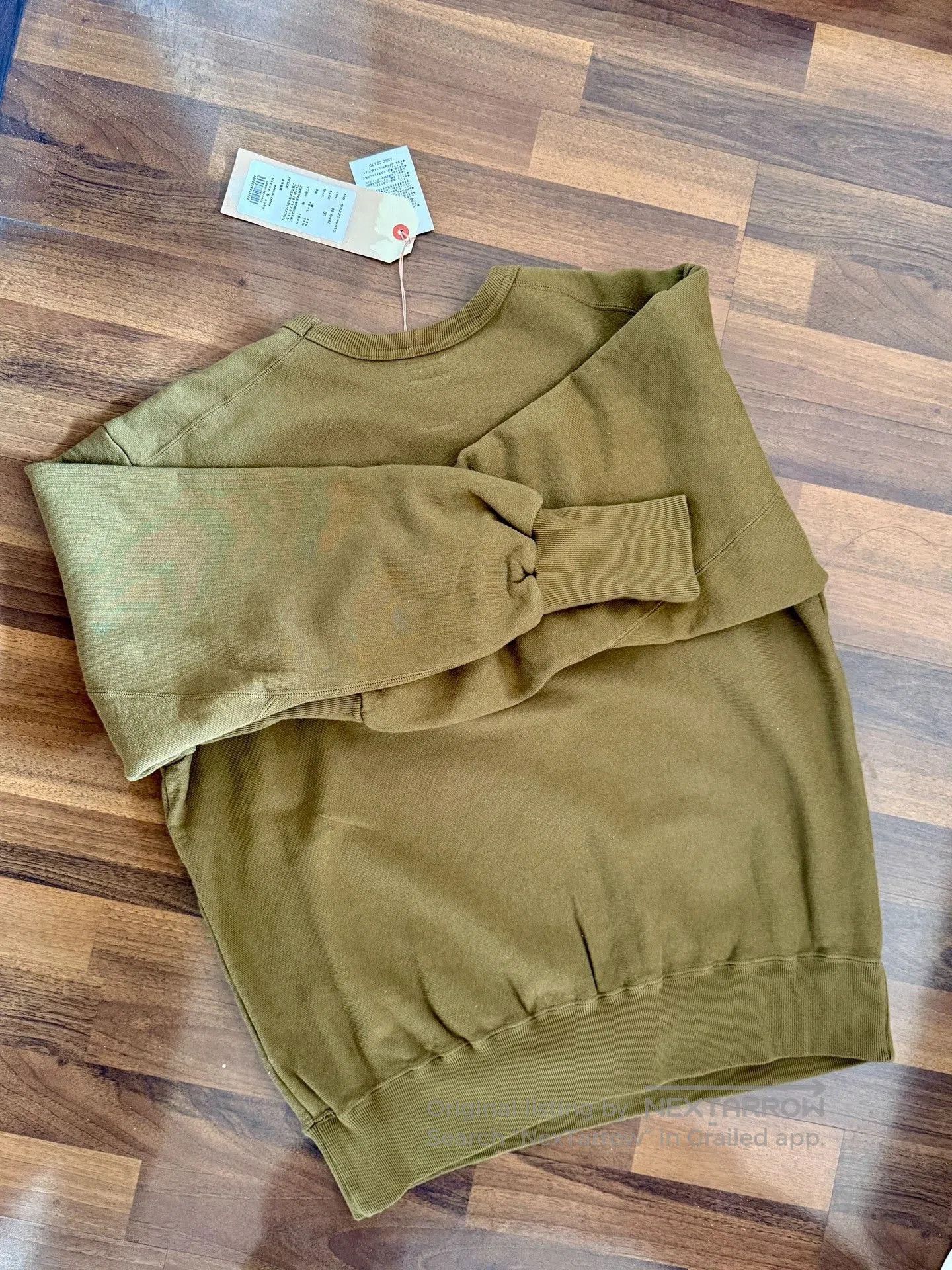 Gypsy GYPSY SONS 80s US Retro Khaki Green Sweatshirt. Size US XS / EU 42 / 0 - 5 Thumbnail