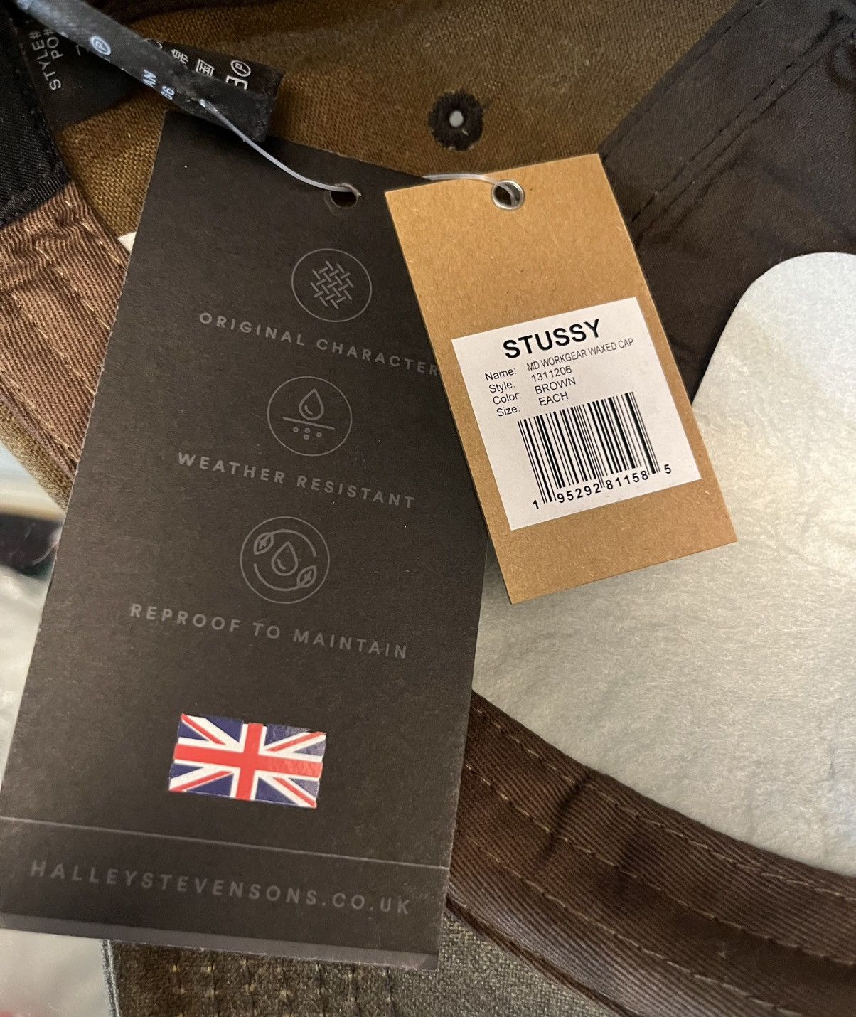 Stussy 2026 Stussy brown workgear waxed snapback mid depth hat cap Size ONE SIZE - 6 Thumbnail