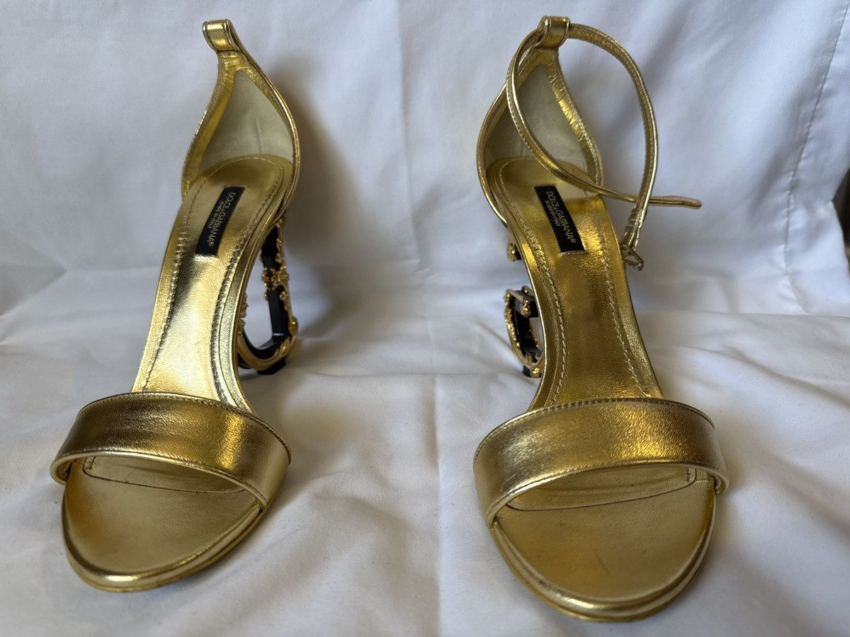 Dolce & Gabbana Sándalo Nappa Mordore Size US 8 / IT 38 - 4 Thumbnail