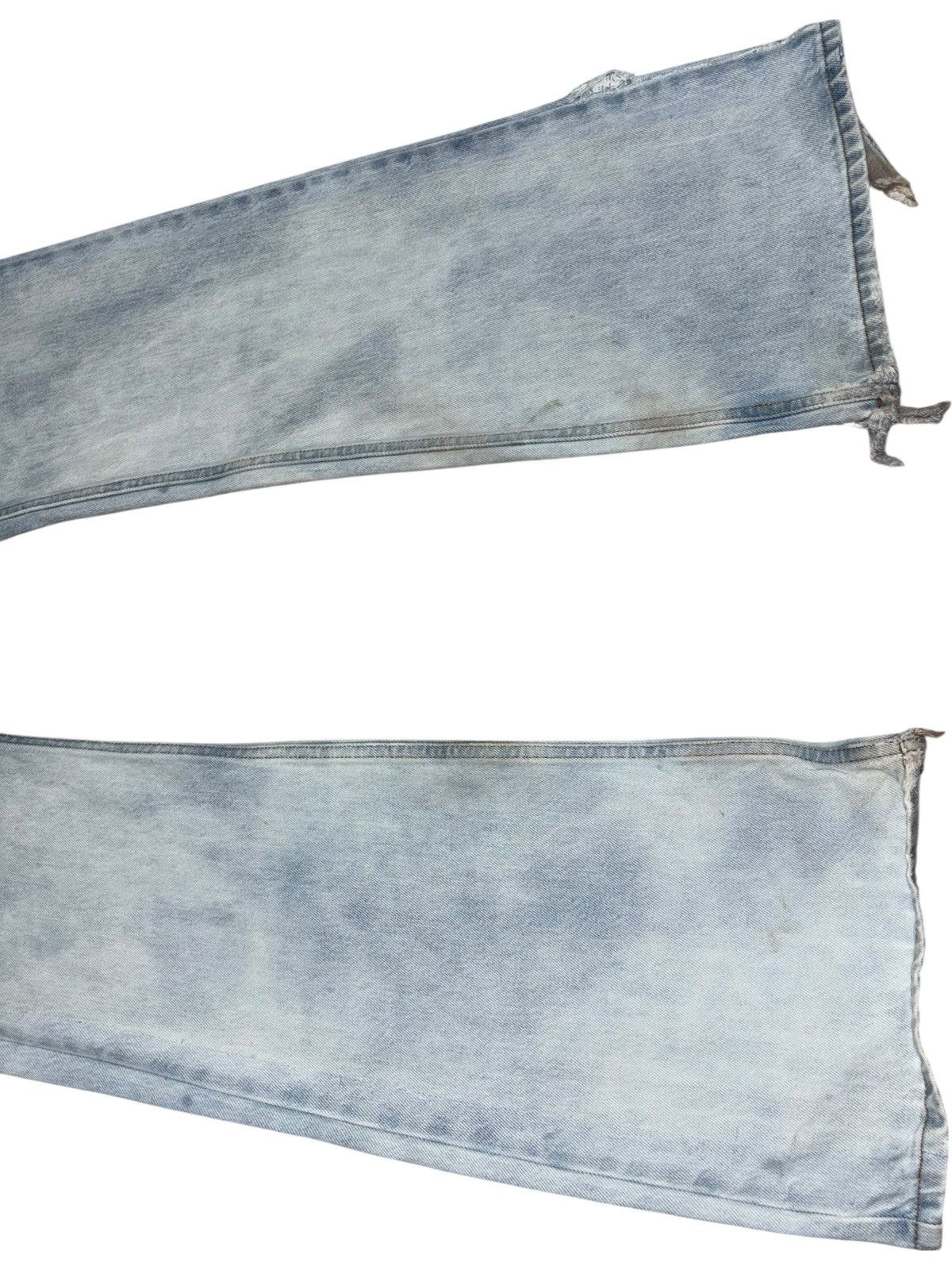 Balenciaga Balenciaga Demna Flare Bootcut Jeans Washed Denim distressed Size US 30 / EU 46 - 3 Thumbnail