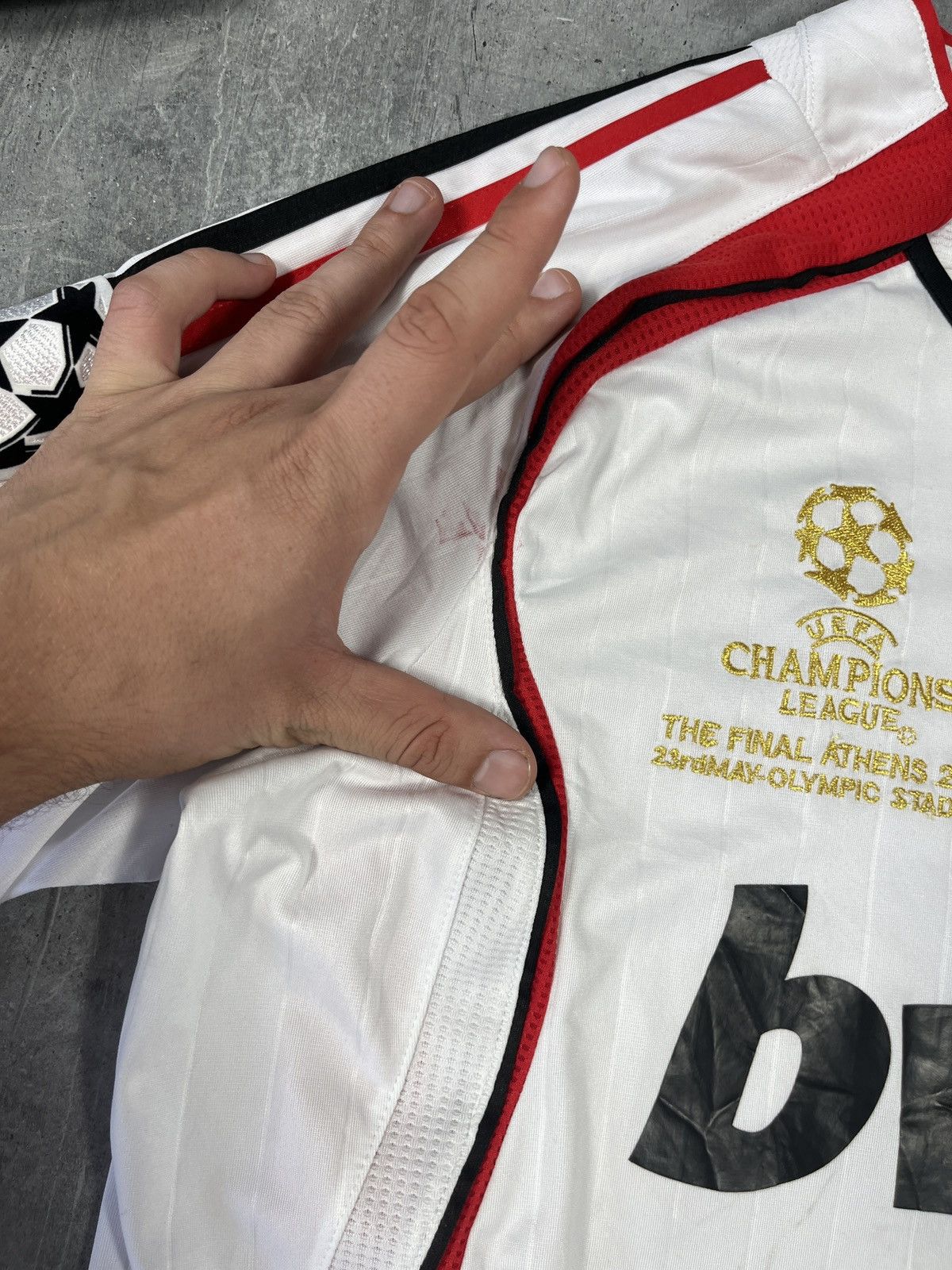 Adidas 2006-07 AC Milan Athens Gattuso final jersey Size US L / EU 52-54 / 3 - 6 Thumbnail
