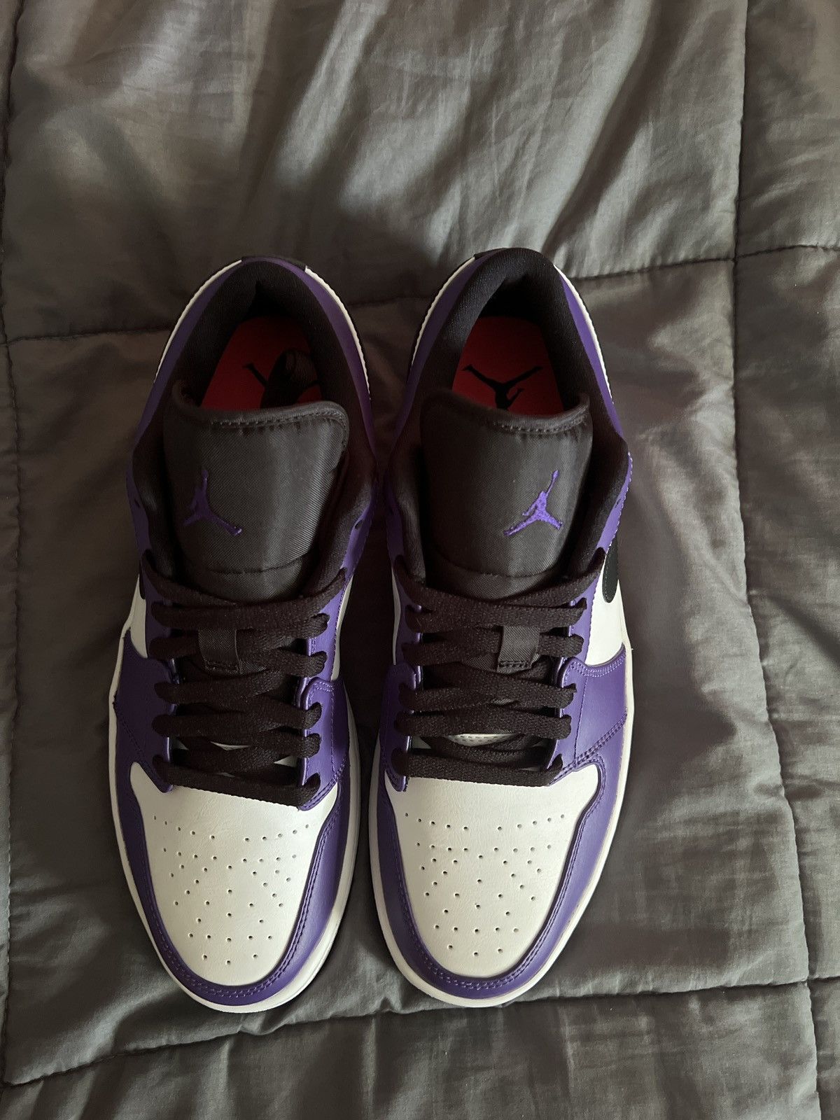 Jordan Brand Jordan 1 low “Court Purple” Size US 11 / EU 44 - 4 Thumbnail