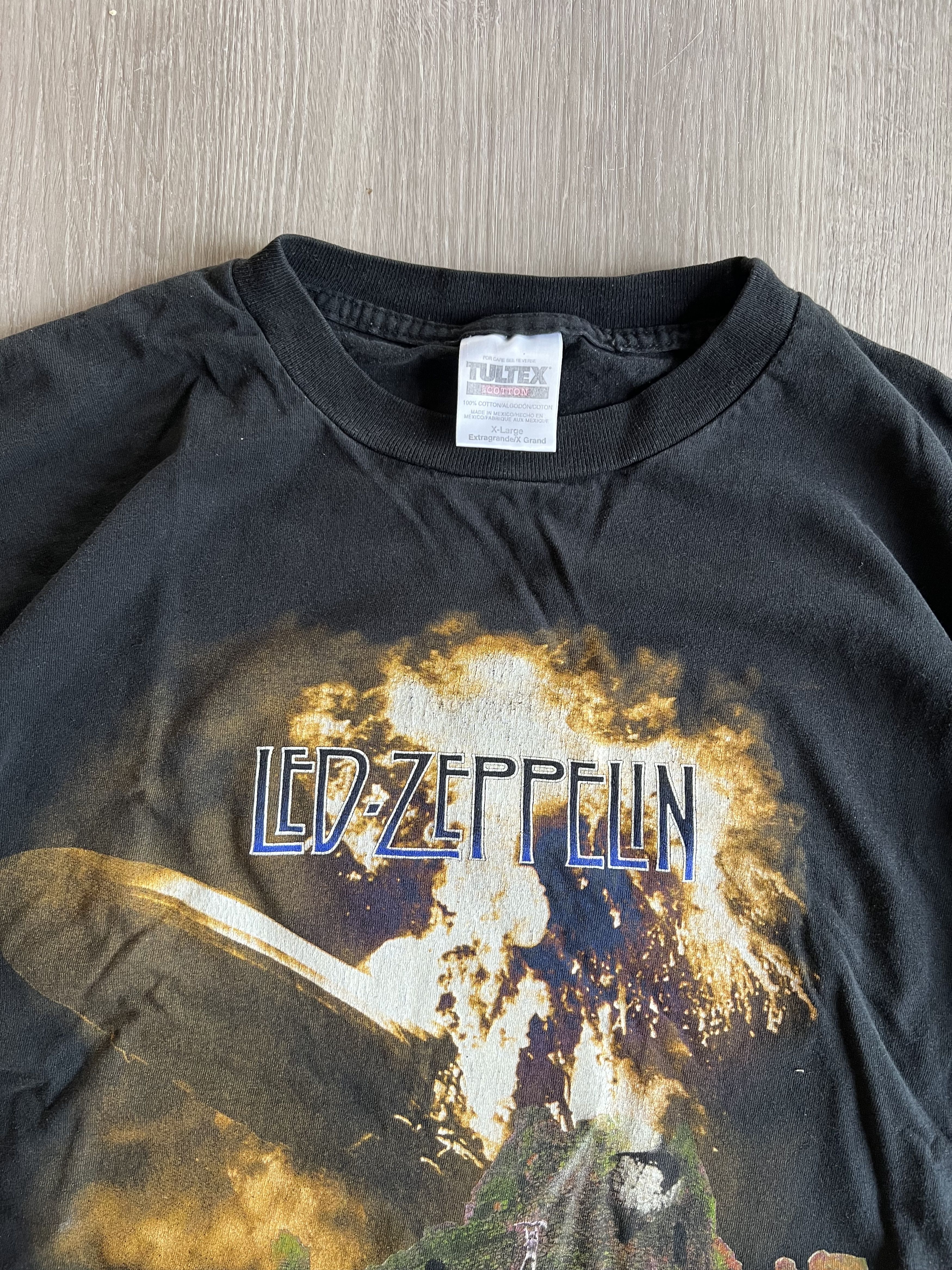 Band Tees 1999 Led Zeppelin New Day will Dawn Tee Tultex Tag Size US XL / EU 56 / 4 - 4 Thumbnail