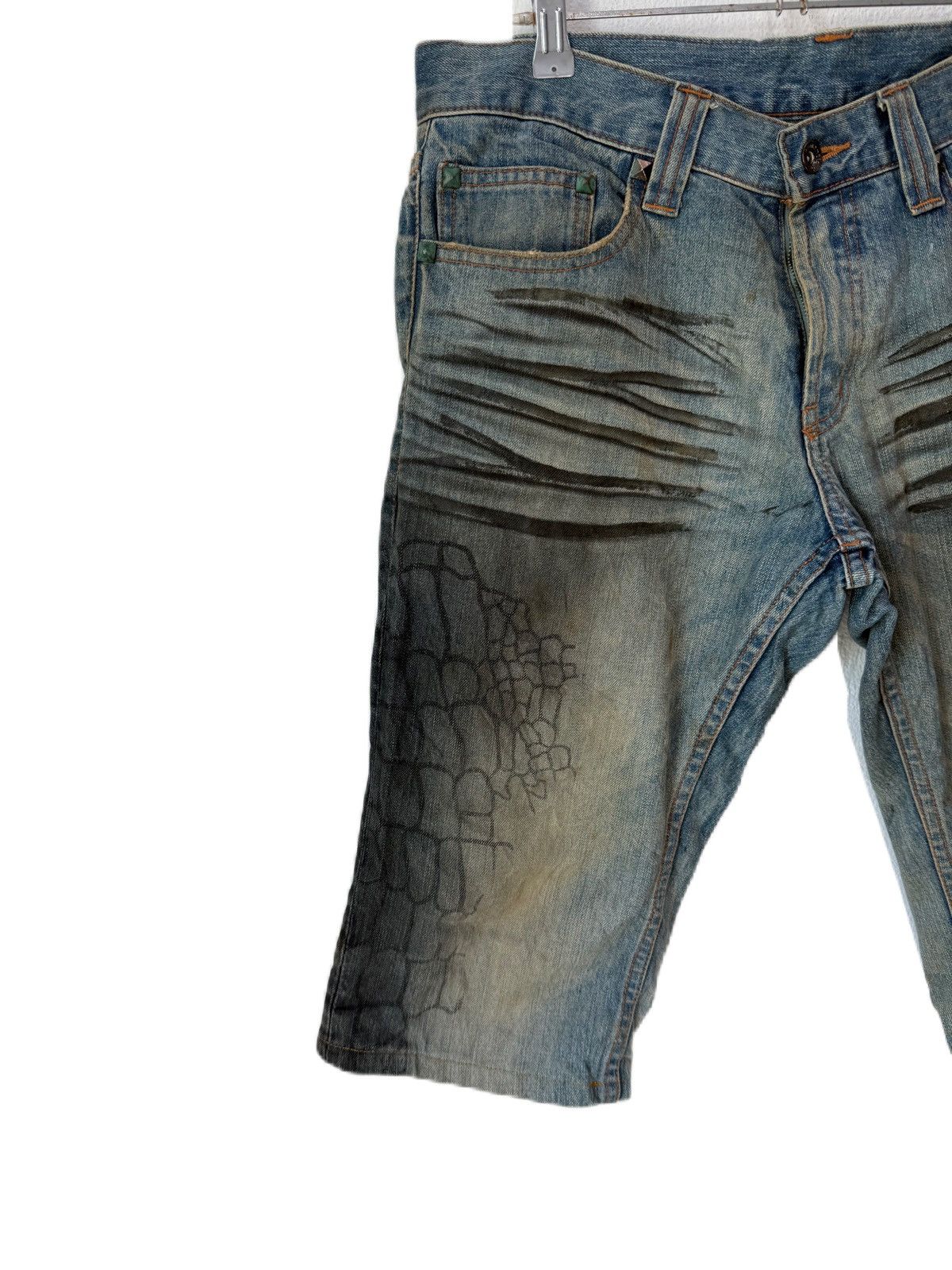 semanticdesign Semantic Design Shorts Denim Mountain Rock Art Size US 34 / EU 50 - 2 Thumbnail