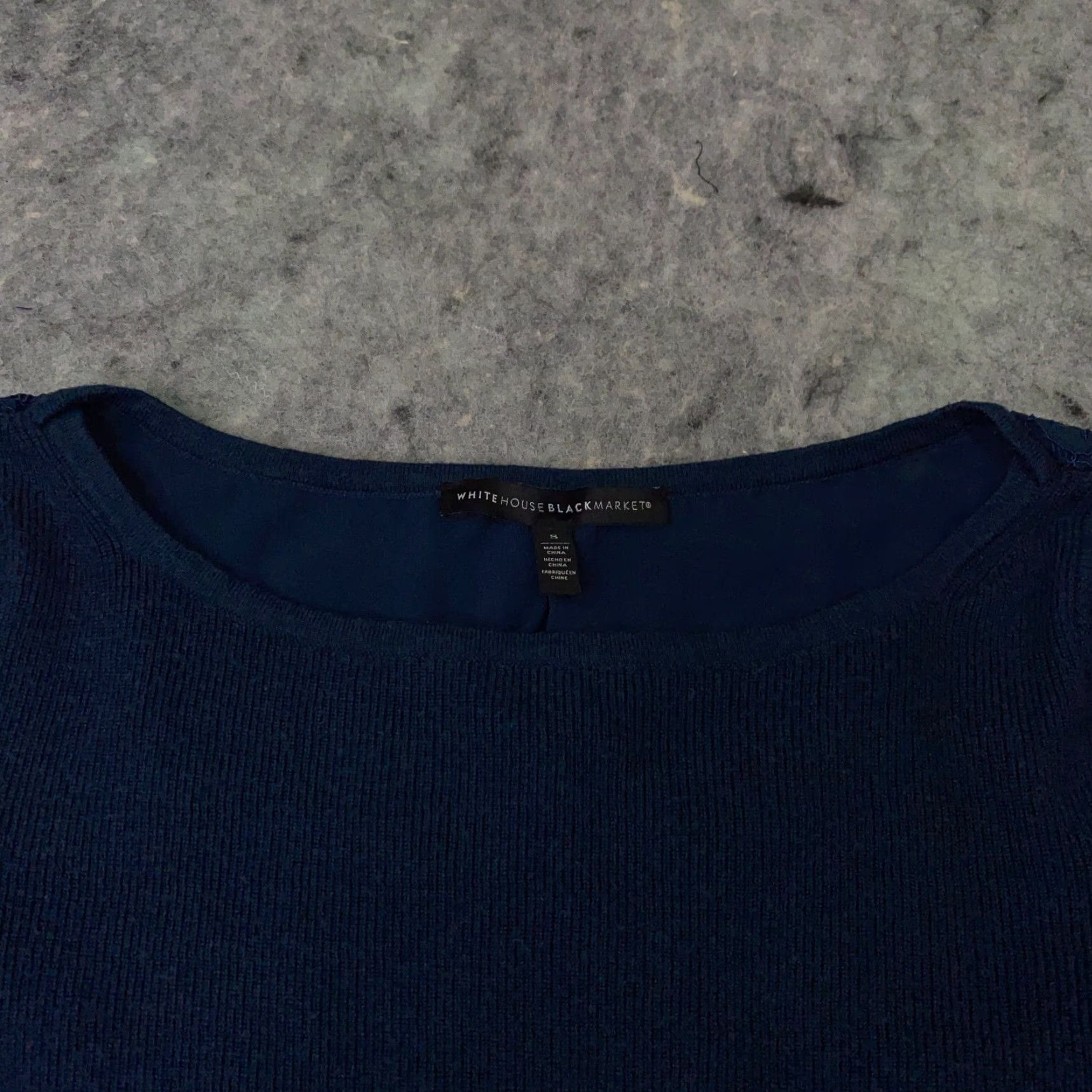 White House Black Market White House Black Market Shirt Top Small Blue Lace Layered Long Sleeve Womens Size S / US 4 / IT 40 - 3 Thumbnail