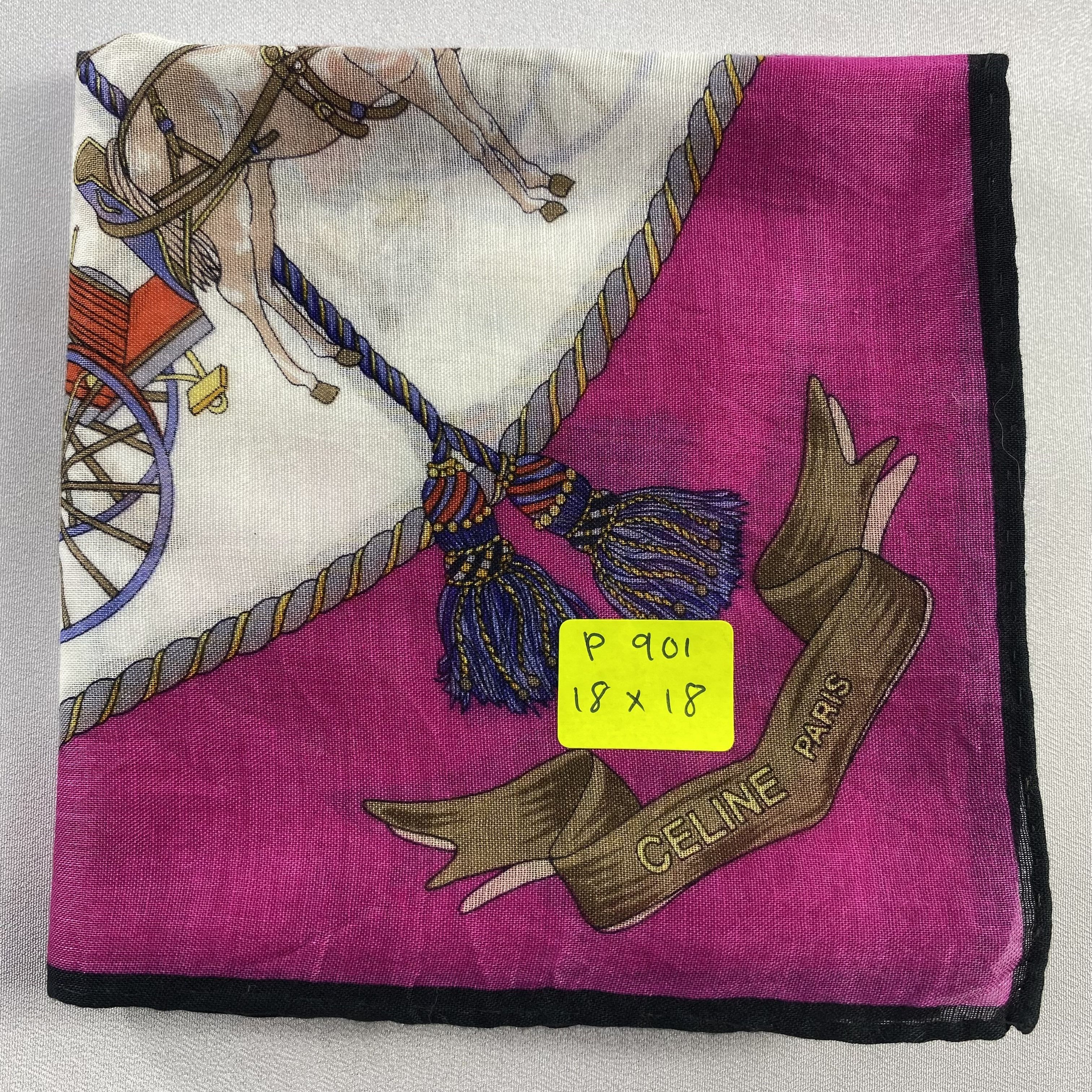 Celine × Vintage Celine Neckerchief / Bandana / Handkerchief-P901 Size ONE SIZE - 7 Thumbnail
