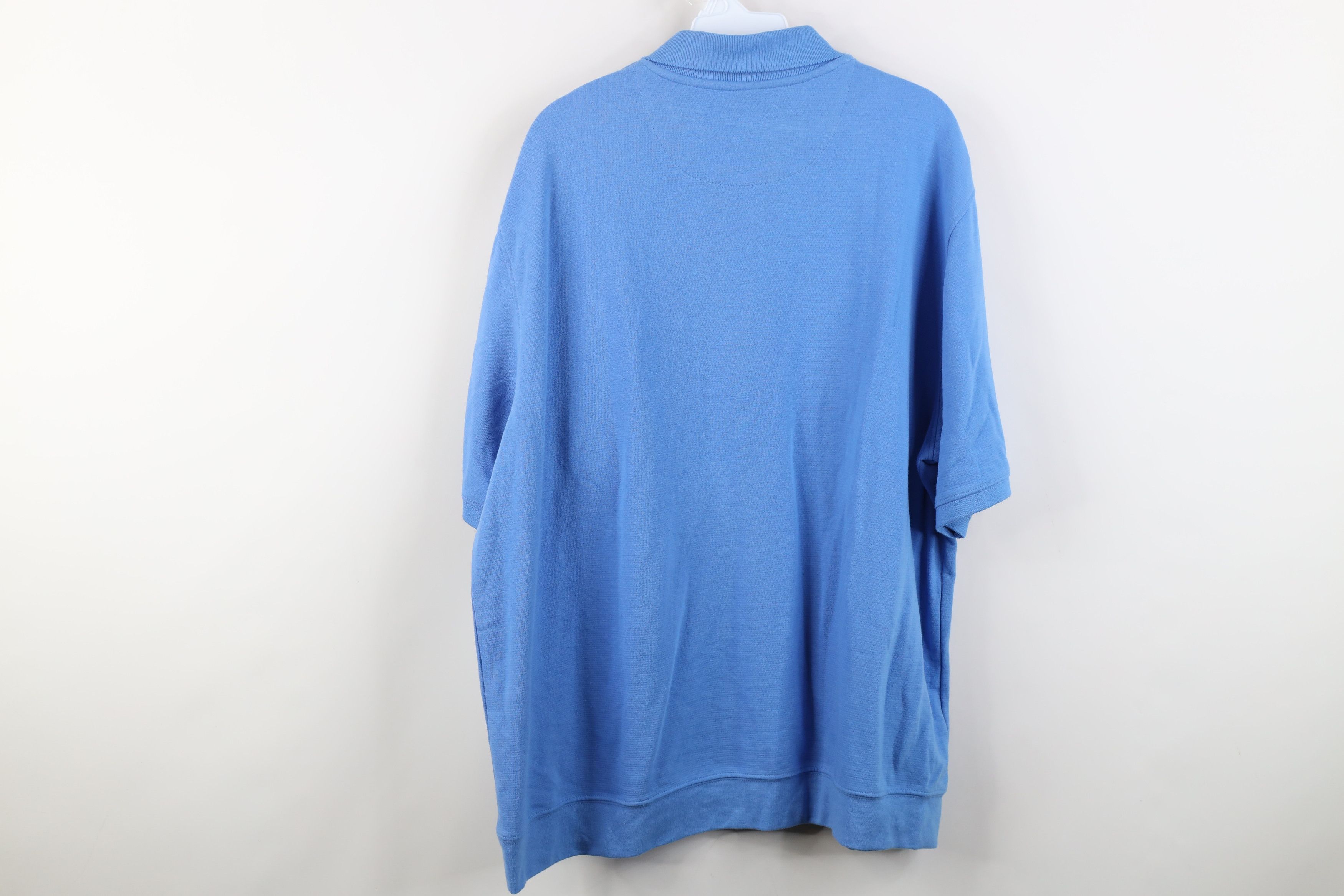 Vintage Vintage 90s Streetwear Collared Pullover Polo Shirt Blue Size US XL / EU 56 / 4 - 11 Thumbnail