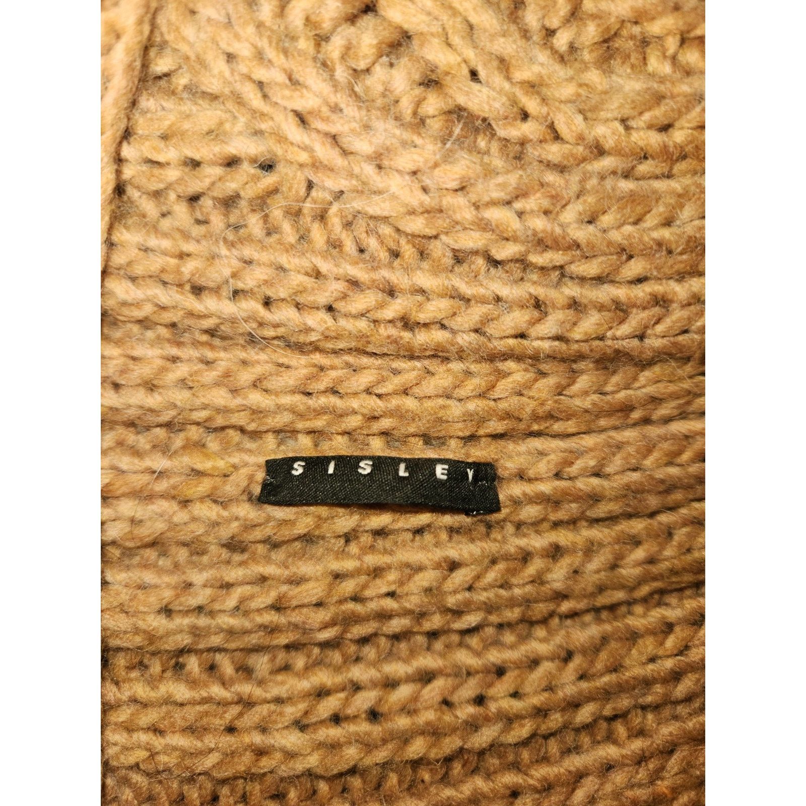 Sisley Sisley Women’s Wool-Blend Long Sweater Knit Made In Italy Size ONE SIZE - 4 Thumbnail