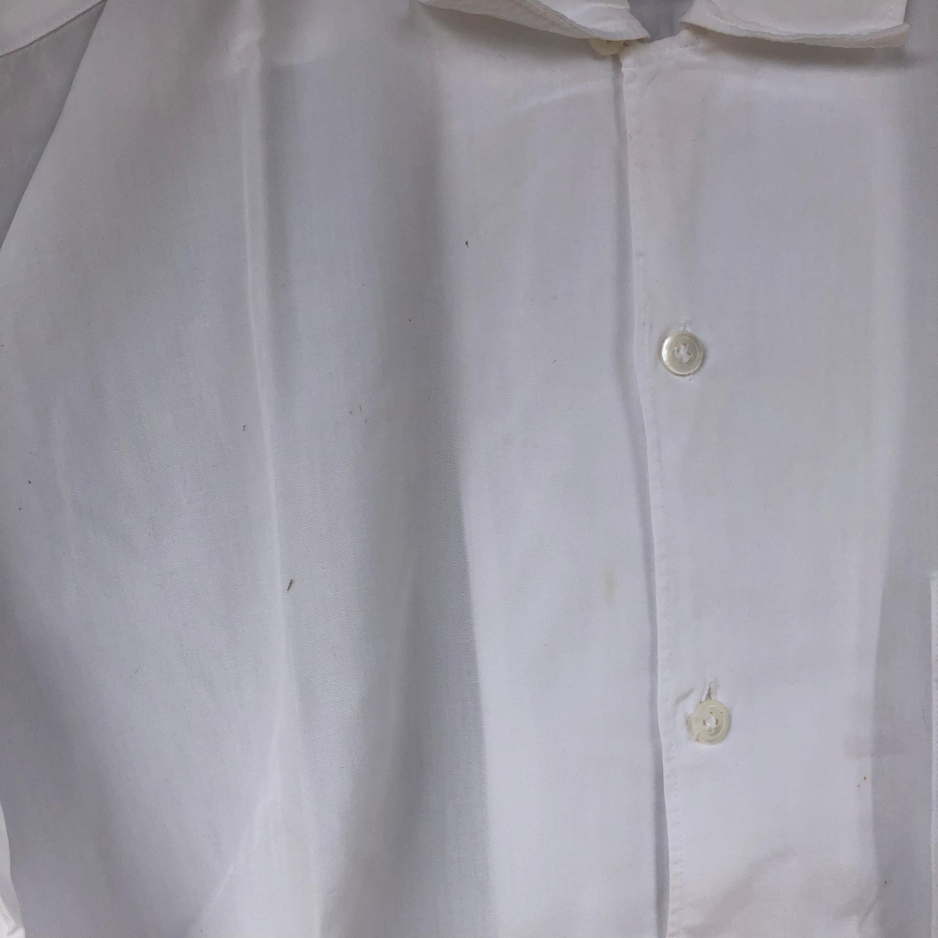 Comme des Garcons Homme × Comme des Garcons Homme Plus 1980s Comme des Garcons White Shirt Size US M / EU 48-50 / 2 - 4 Thumbnail