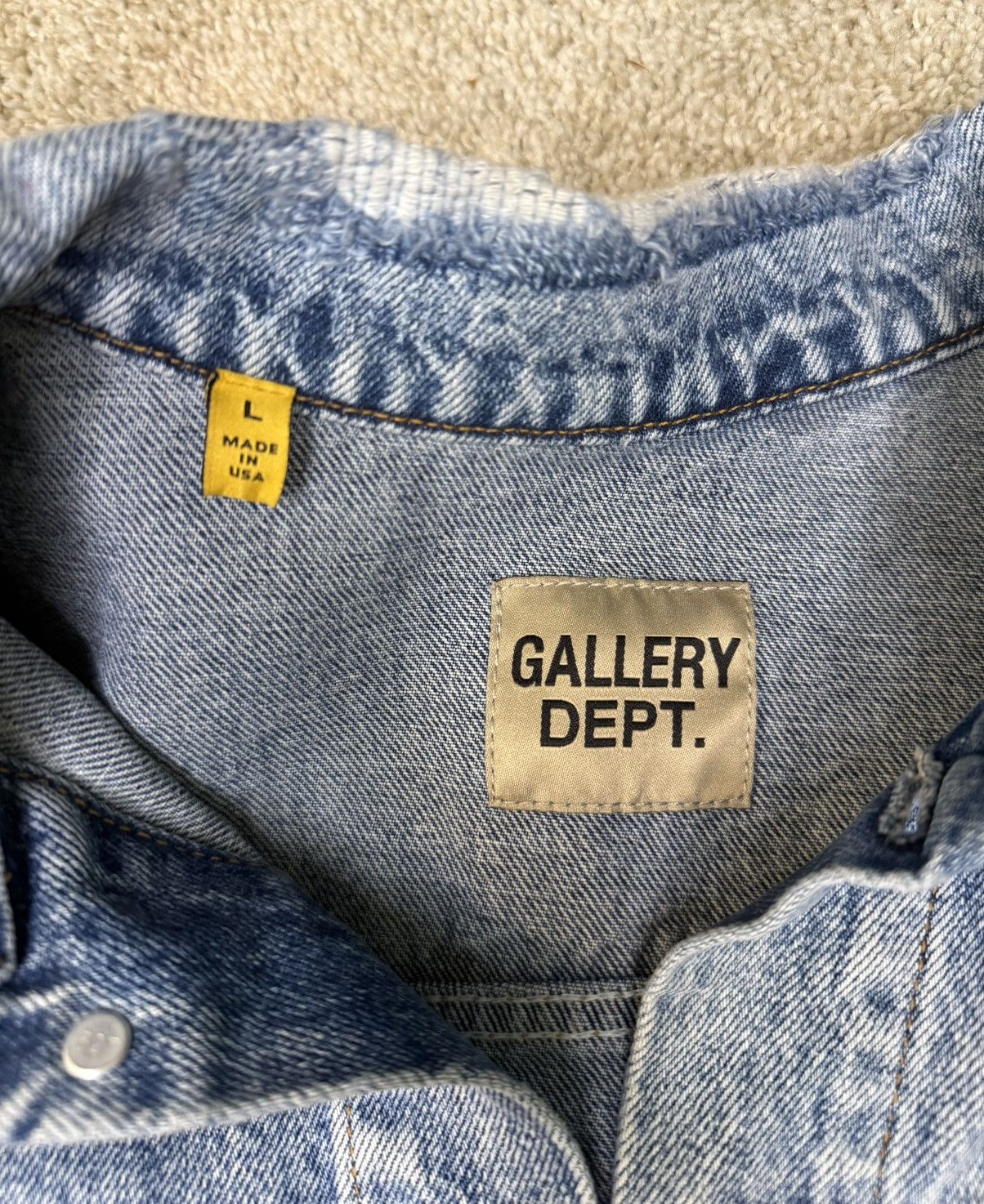 Gallery Dept. Gallery Dept. Andy Denim Jacket Size US L / EU 52-54 / 3 - 5 Thumbnail