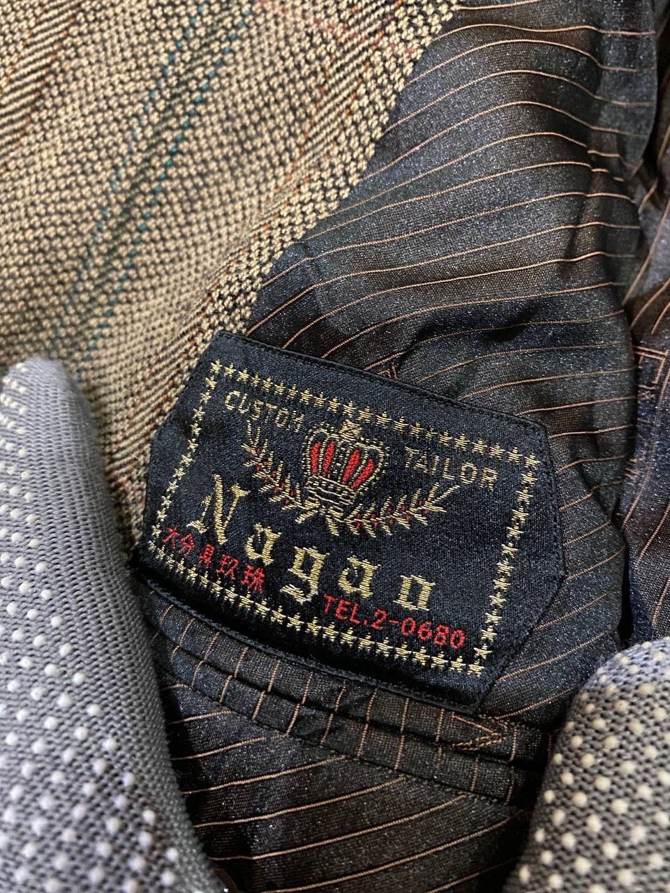 Japanese Brand Vintage 80s Nagao Custom Tailor Blazer Made in Japan Size US L / EU 52-54 / 3 - 7 Thumbnail